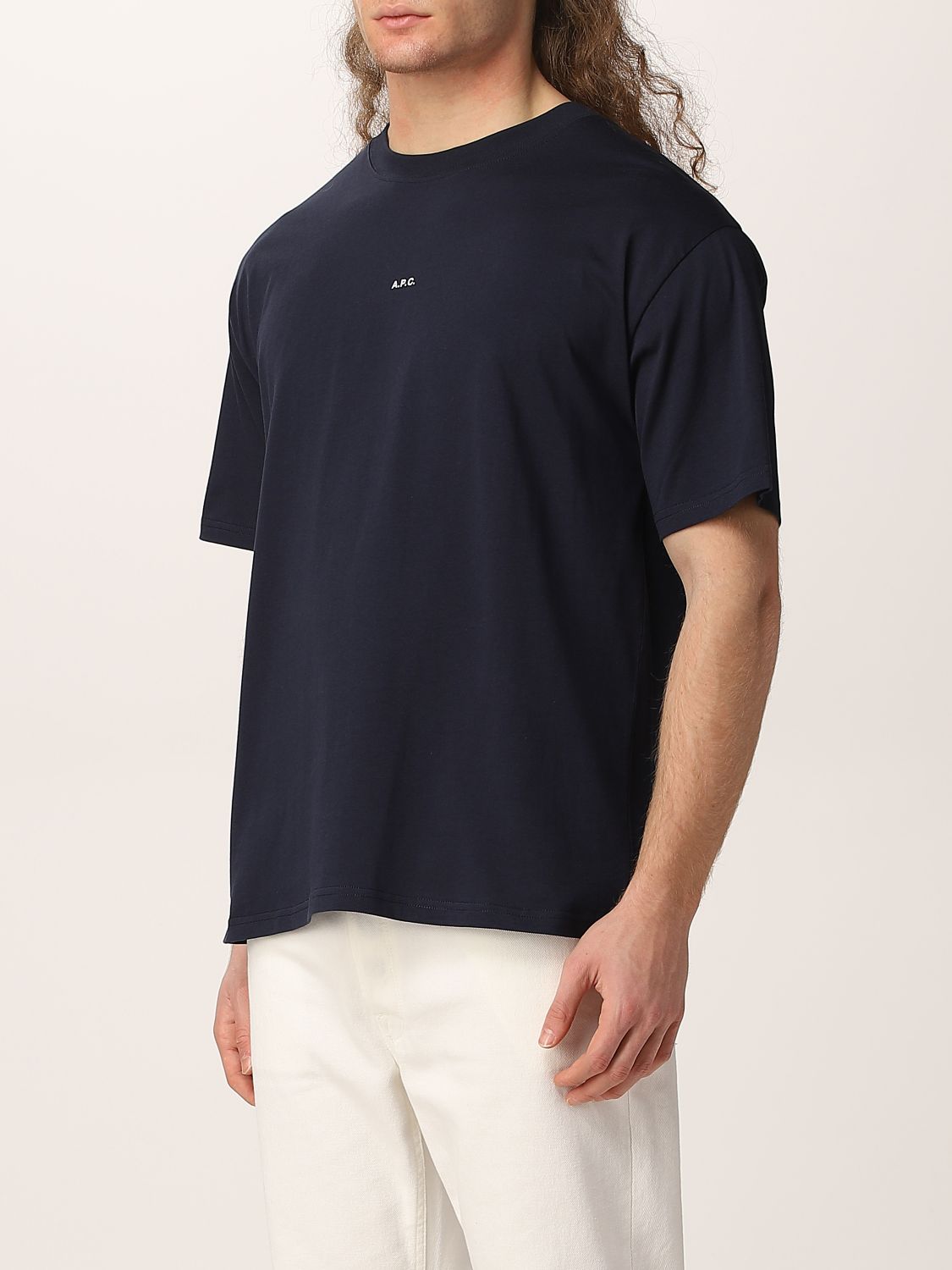 A.p.c. cotton jersey T-shirt with mini logo
