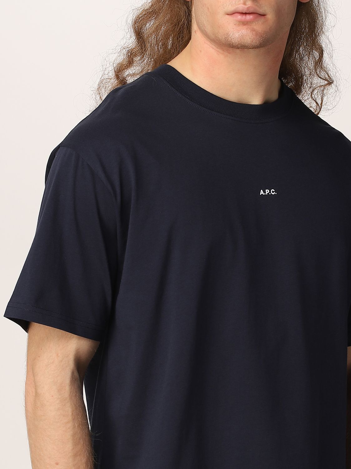 A.p.c. cotton jersey T-shirt with mini logo