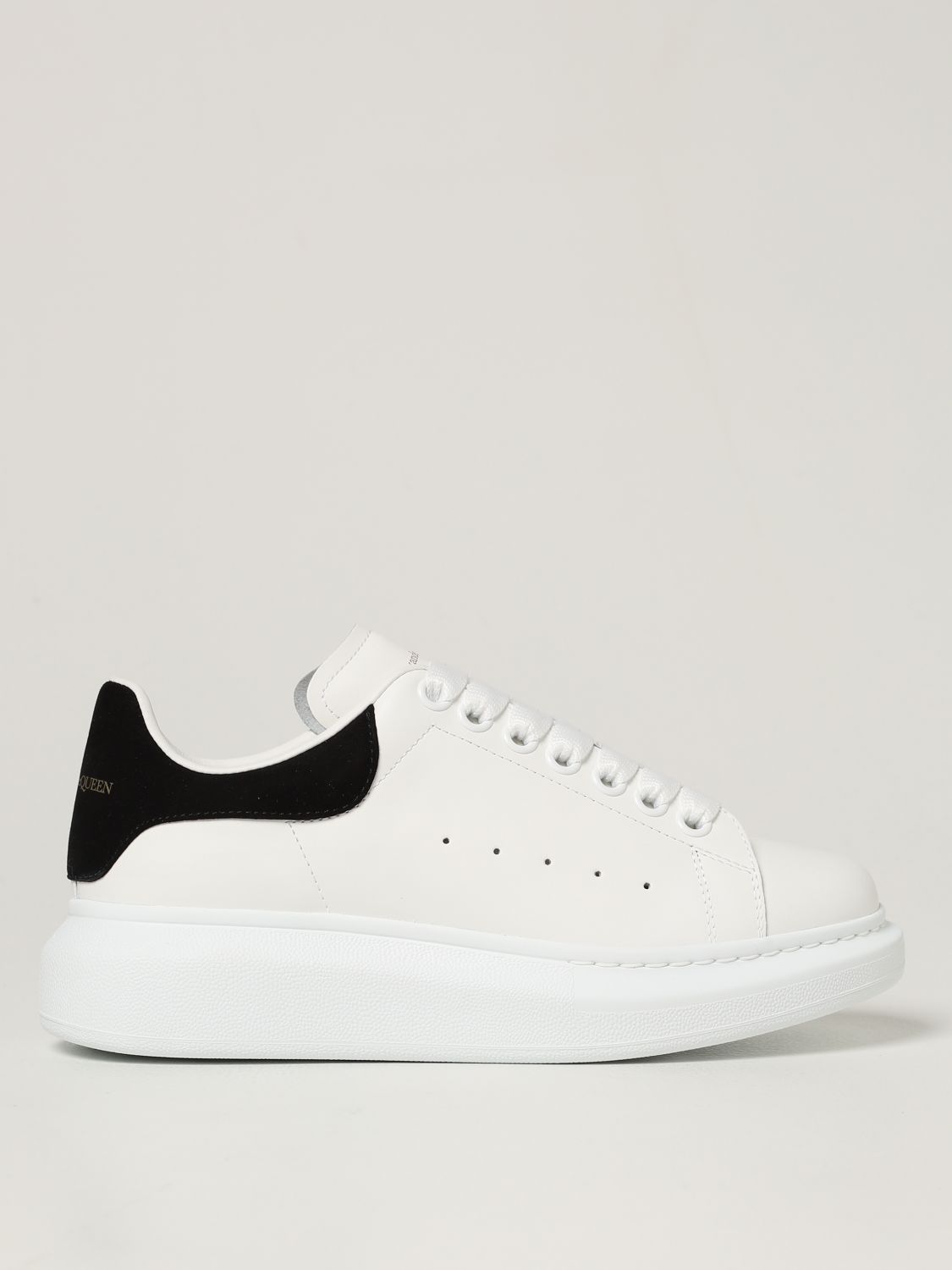 ALEXANDER MCQUEEN: leather sneakers - White 1 | Alexander Mcqueen ...