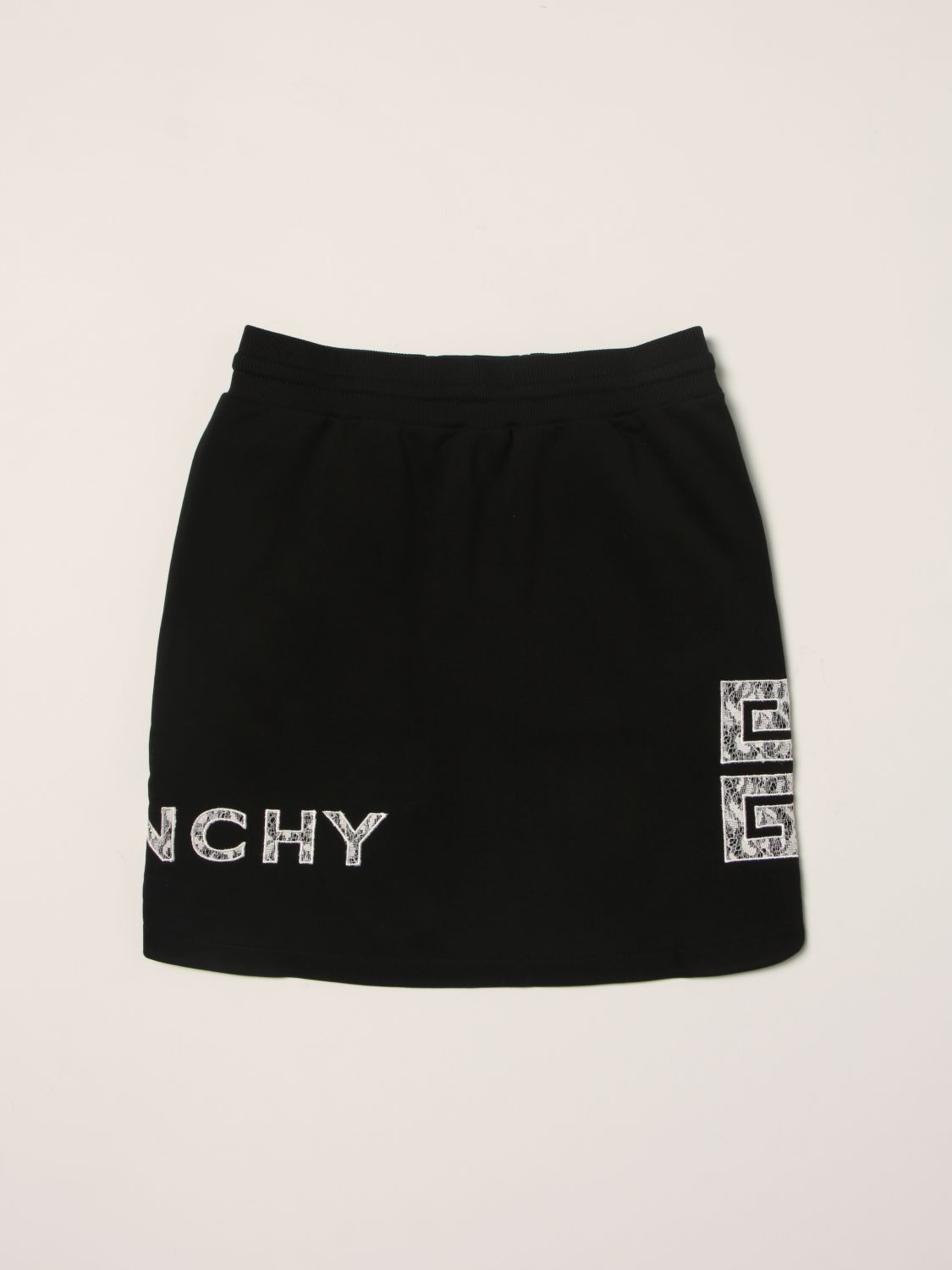 Jupe Givenchy: Jupe de jogging Givenchy avec logo 4G noir 2