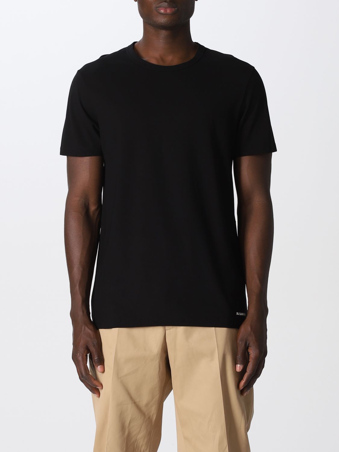 JIL SANDER: cotton t-shirt - Black | Jil Sander t-shirt ...