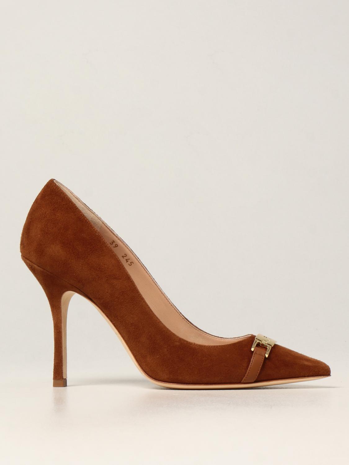 ELISABETTA FRANCHI: Zapatos de salón mujer - Marrón | Zapatos De Salón  Elisabetta Franchi SA72C GIGLIO.COM
