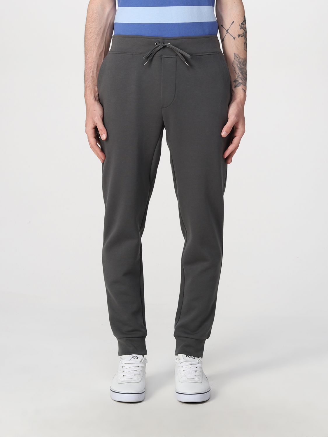 POLO RALPH LAUREN: pants for man - Grey | Polo Ralph Lauren pants ...