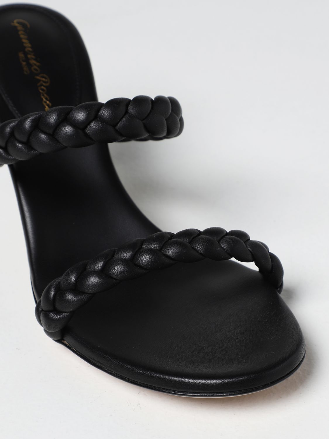 Heeled sandals Gianvito Rossi: Flat sandals women Gianvito Rossi black 4