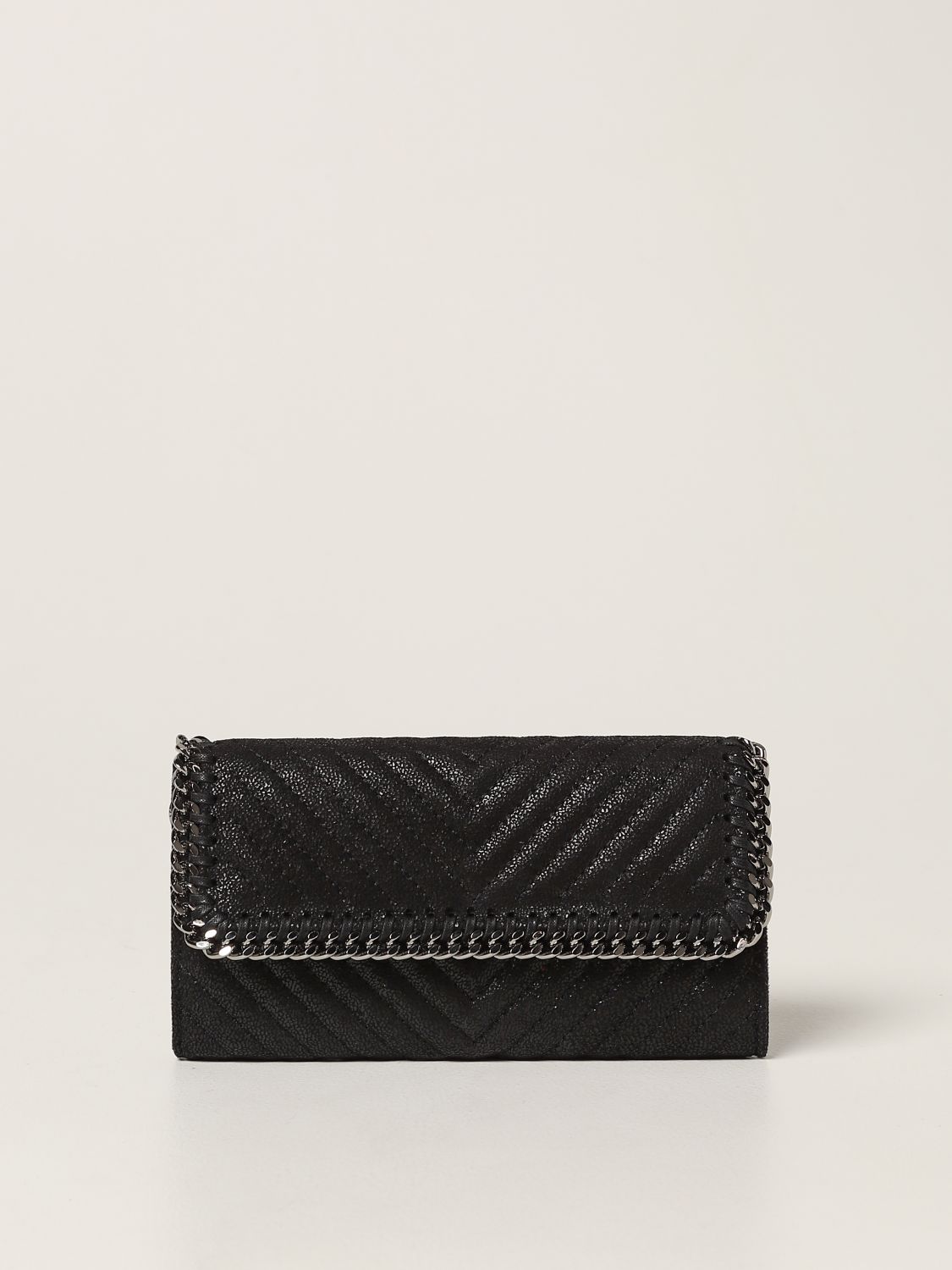 Stella McCartney Falabella Card Holder in Black Womens Accessories Wallets and cardholders 