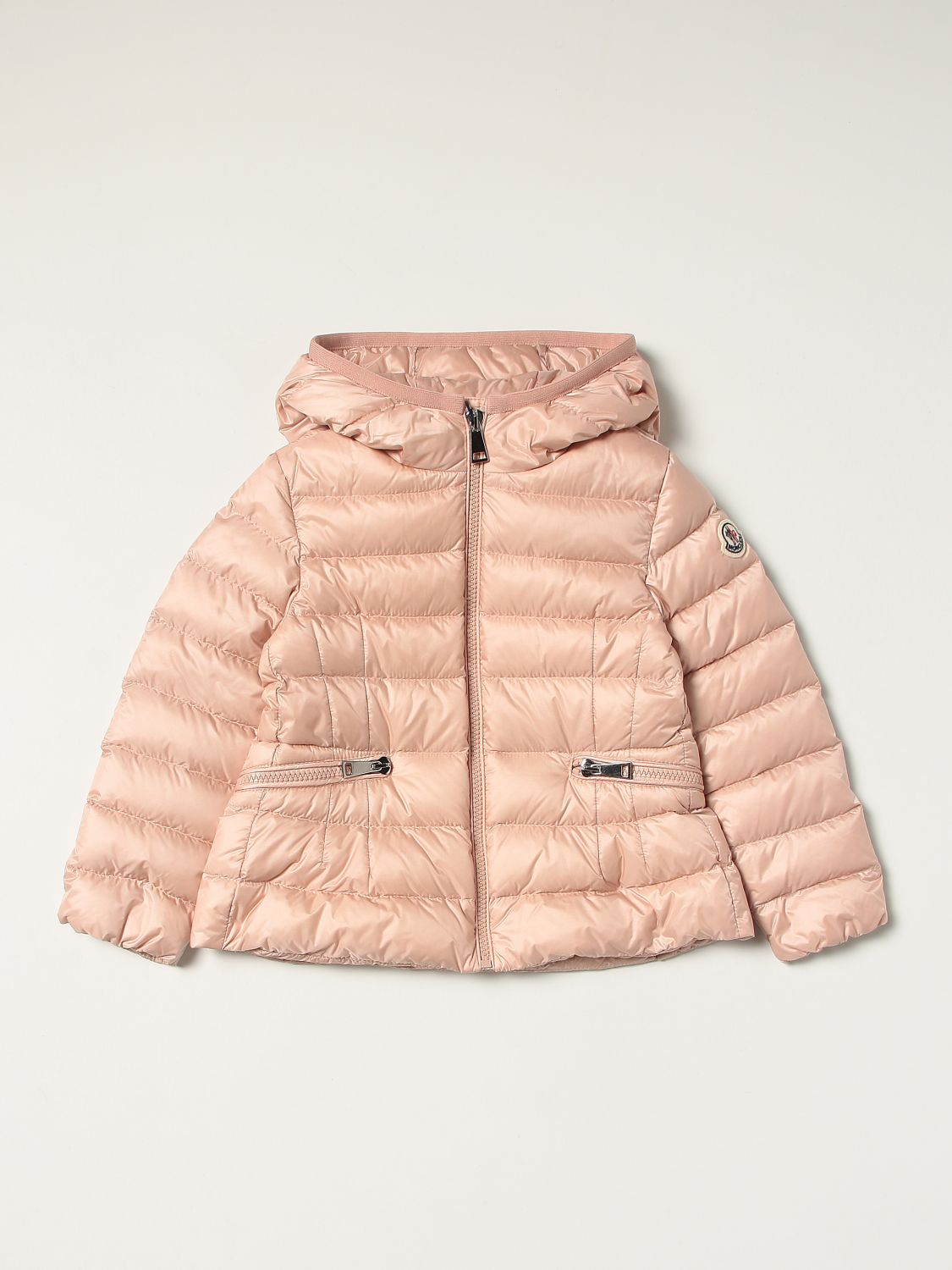 Jacket Moncler: Moncler padded nylon down jacket pink 1