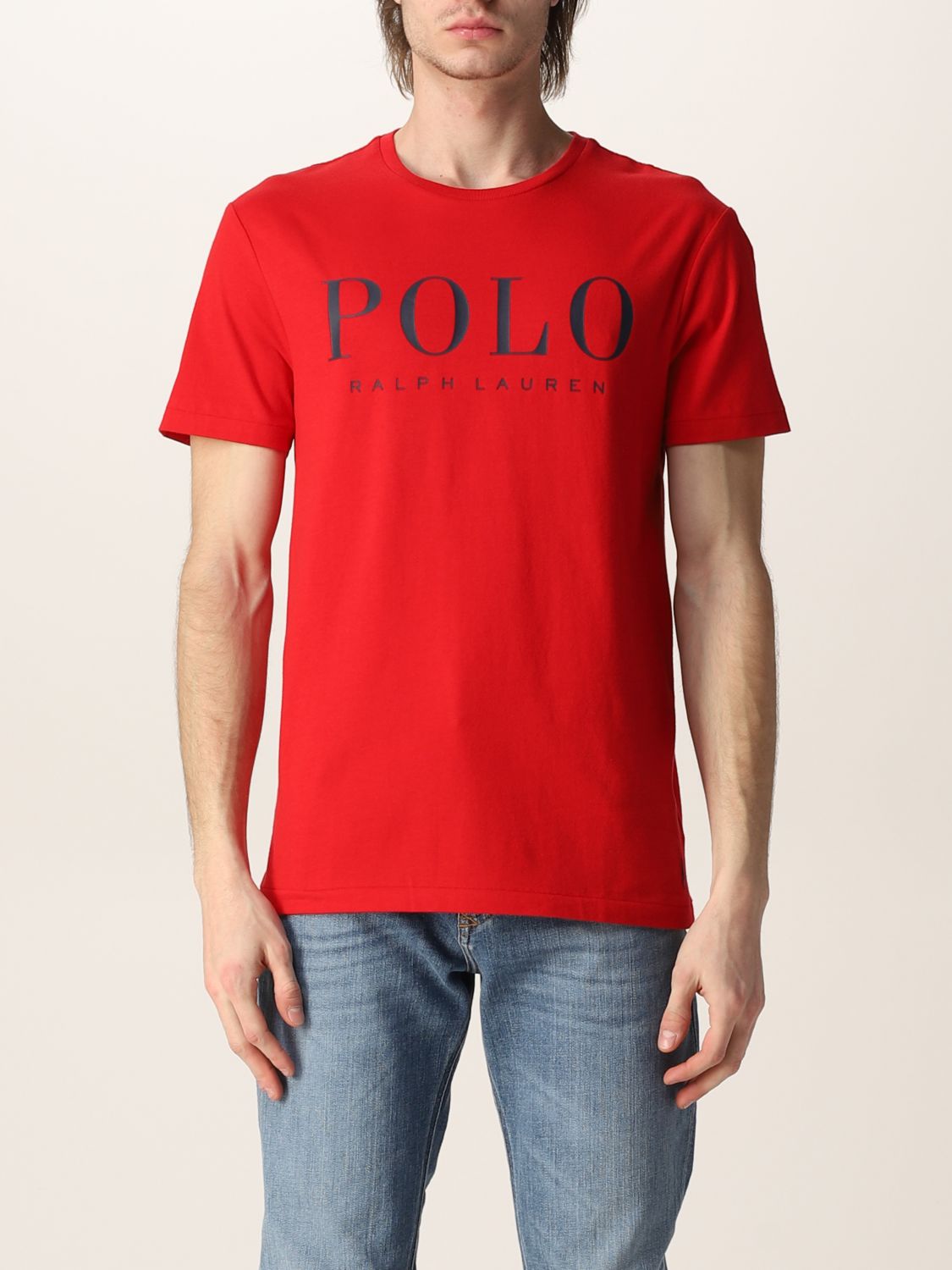 ポロラルフローレン(POLO RALPH LAUREN): Tシャツ メンズ - レッド | Tシャツ ポロラルフローレン 710860829