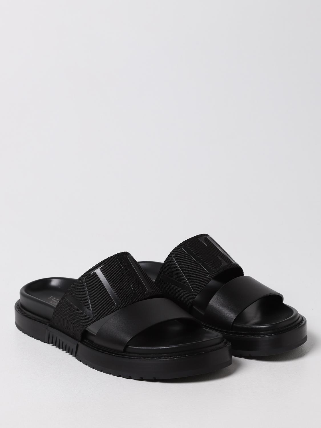 VALENTINO GARAVANI: Zapatos hombre - Negro | Sandalias Valentino Garavani  XY2S0E97IGF GIGLIO.COM
