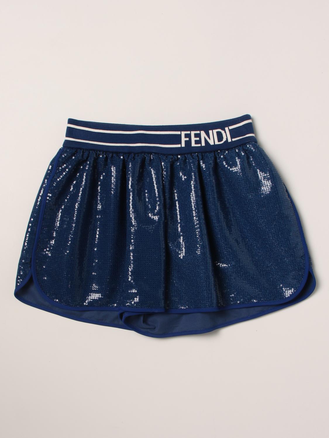 FENDI: sequin shorts - Multicolor 