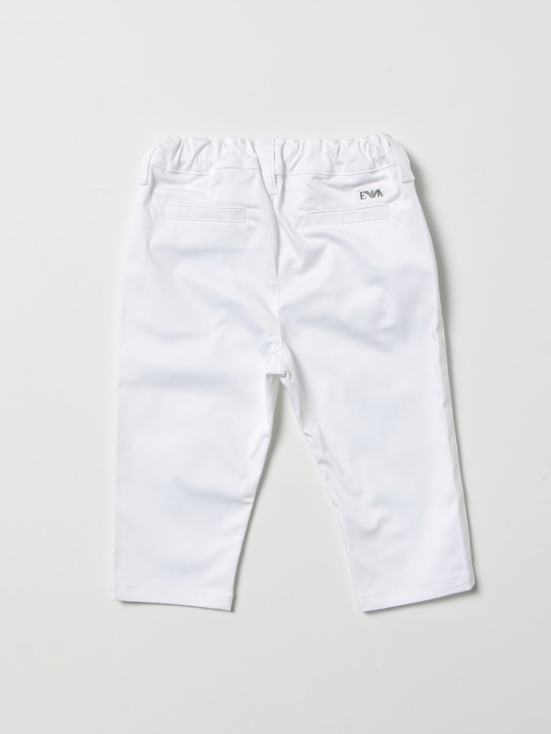 Trousers Emporio Armani: Emporio Armani trousers for baby white 2