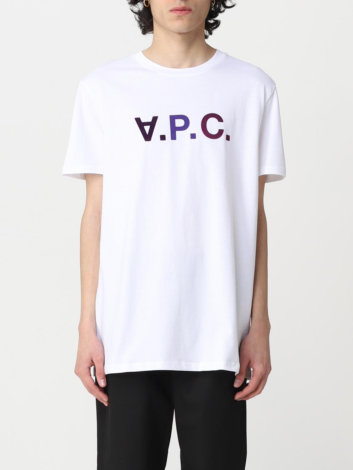 T-shirt A.p.c.: A.p.c. T-shirt with logo violet 1