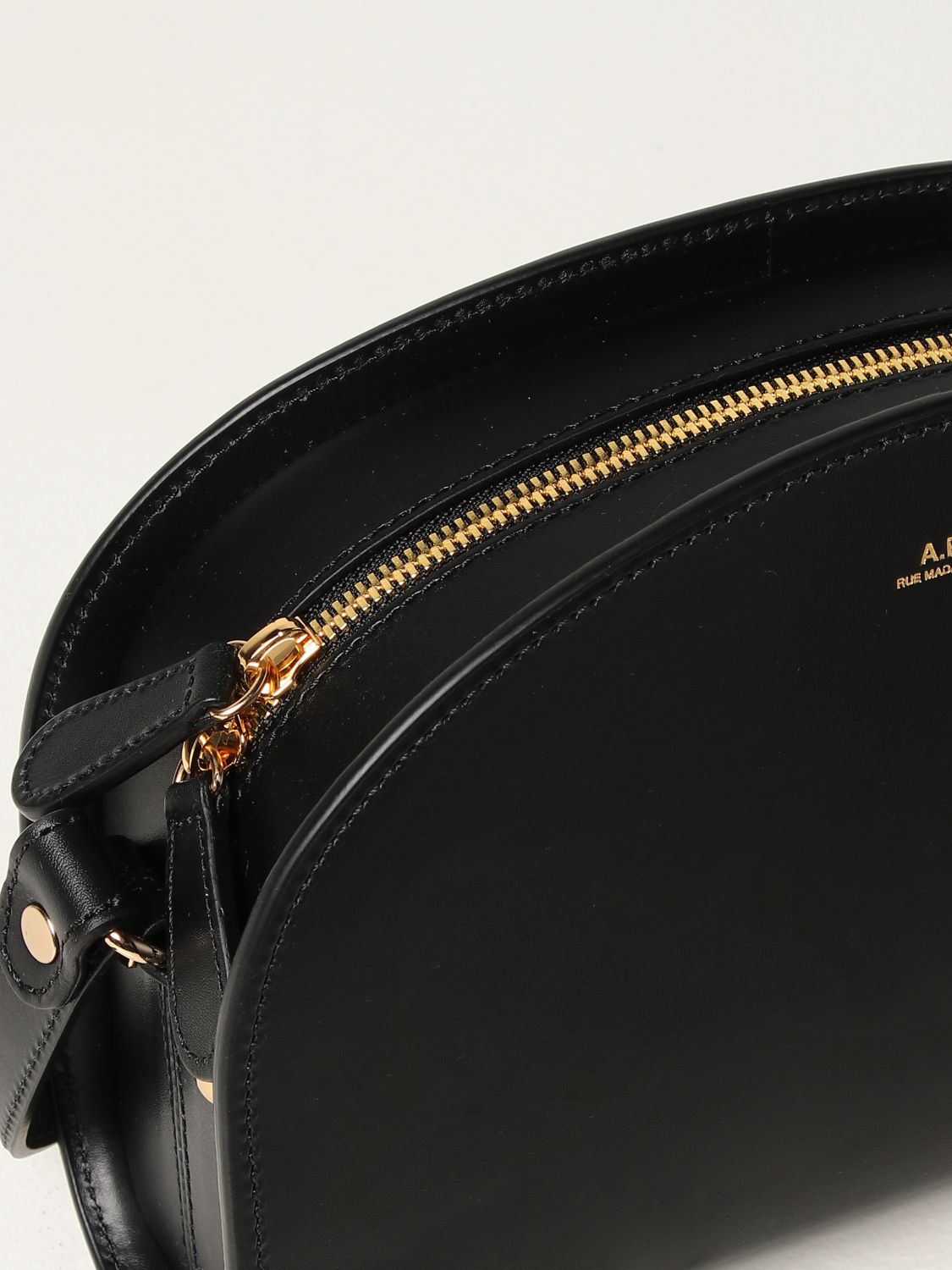 A.P.C.: crossbody bag Leather - Black | A.p.c. crossbody bags ...