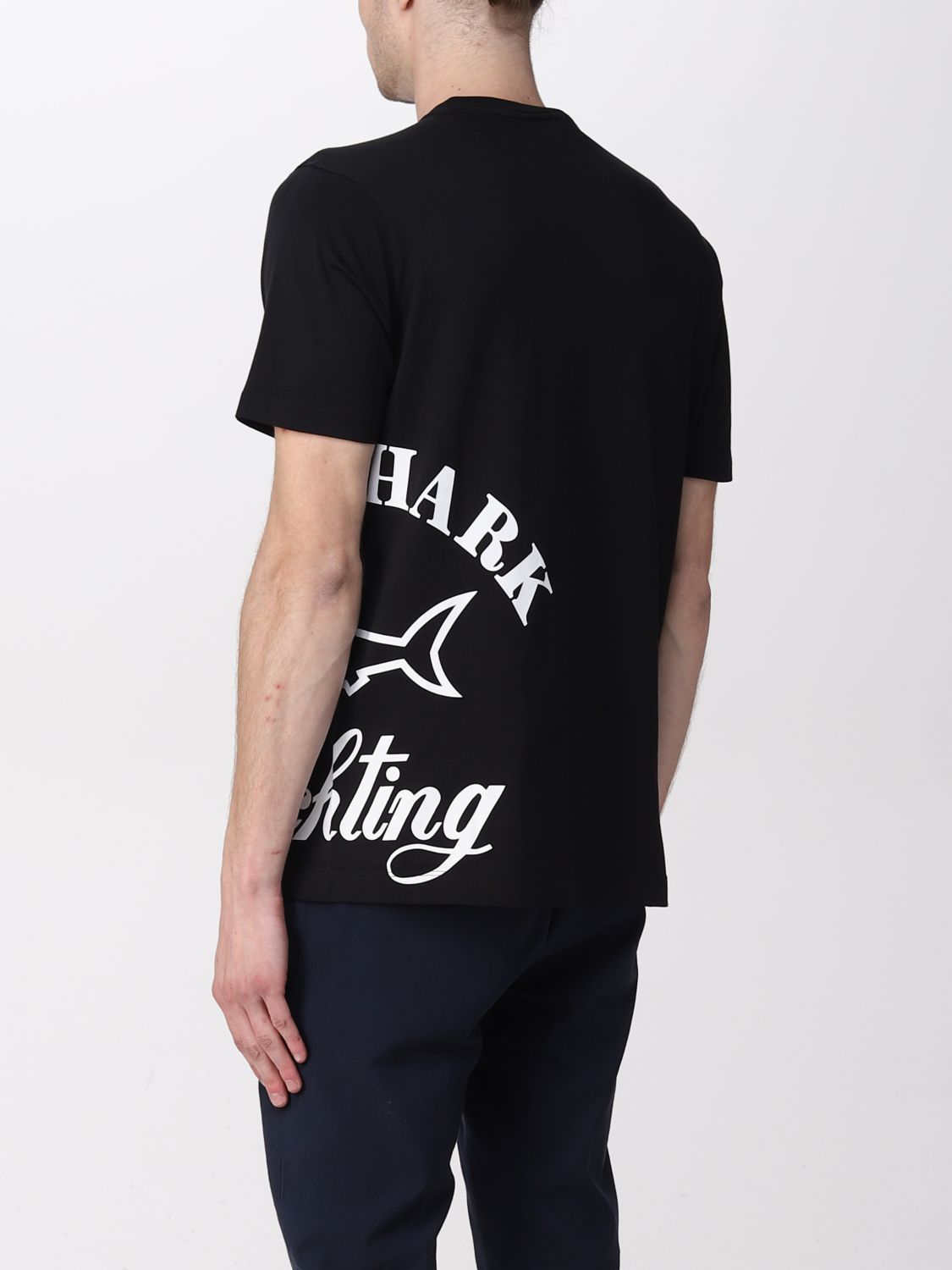 PAUL & SHARK: t-shirt - Black | Paul & Shark t-shirt 22411021 online on GIGLIO.COM