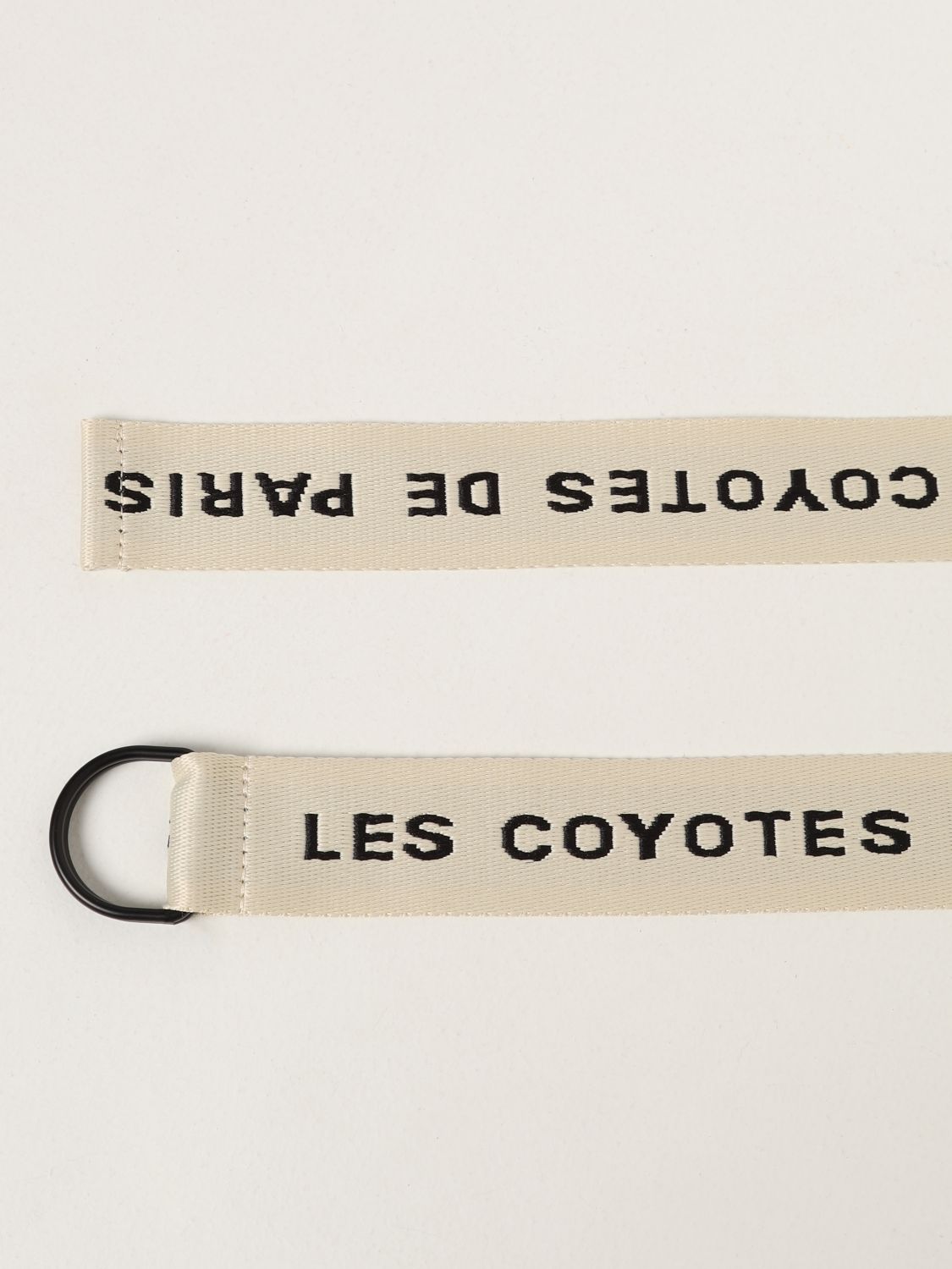 Belt Les Coyotes De Paris: Les Coyotes De Paris belt in canvas black 2