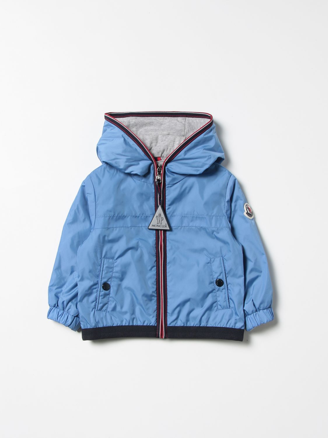 Jacket Moncler: Moncler kids' jacket gnawed blue 1