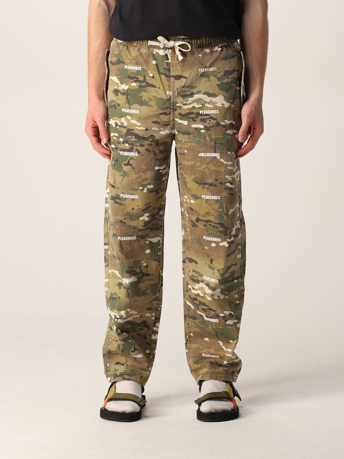 Zinovizo Men's Slim-fit Dark Military Print Pants – zinovizo