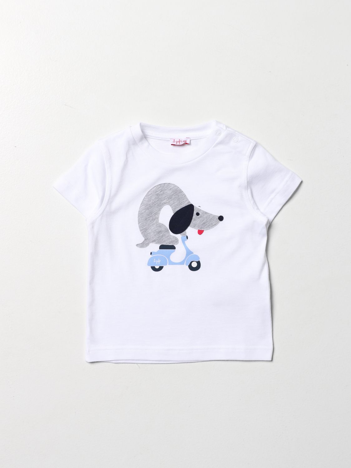 Il Gufo Outlet: T-shirt with graphic print - Grey | Il Gufo t-shirt ...