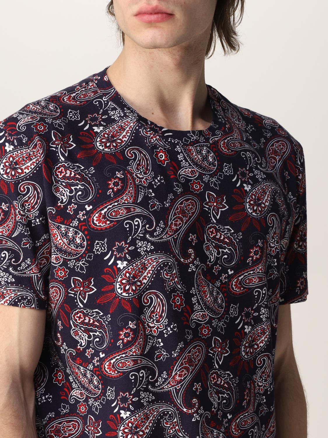 ETRO: paisley print cotton t-shirt 