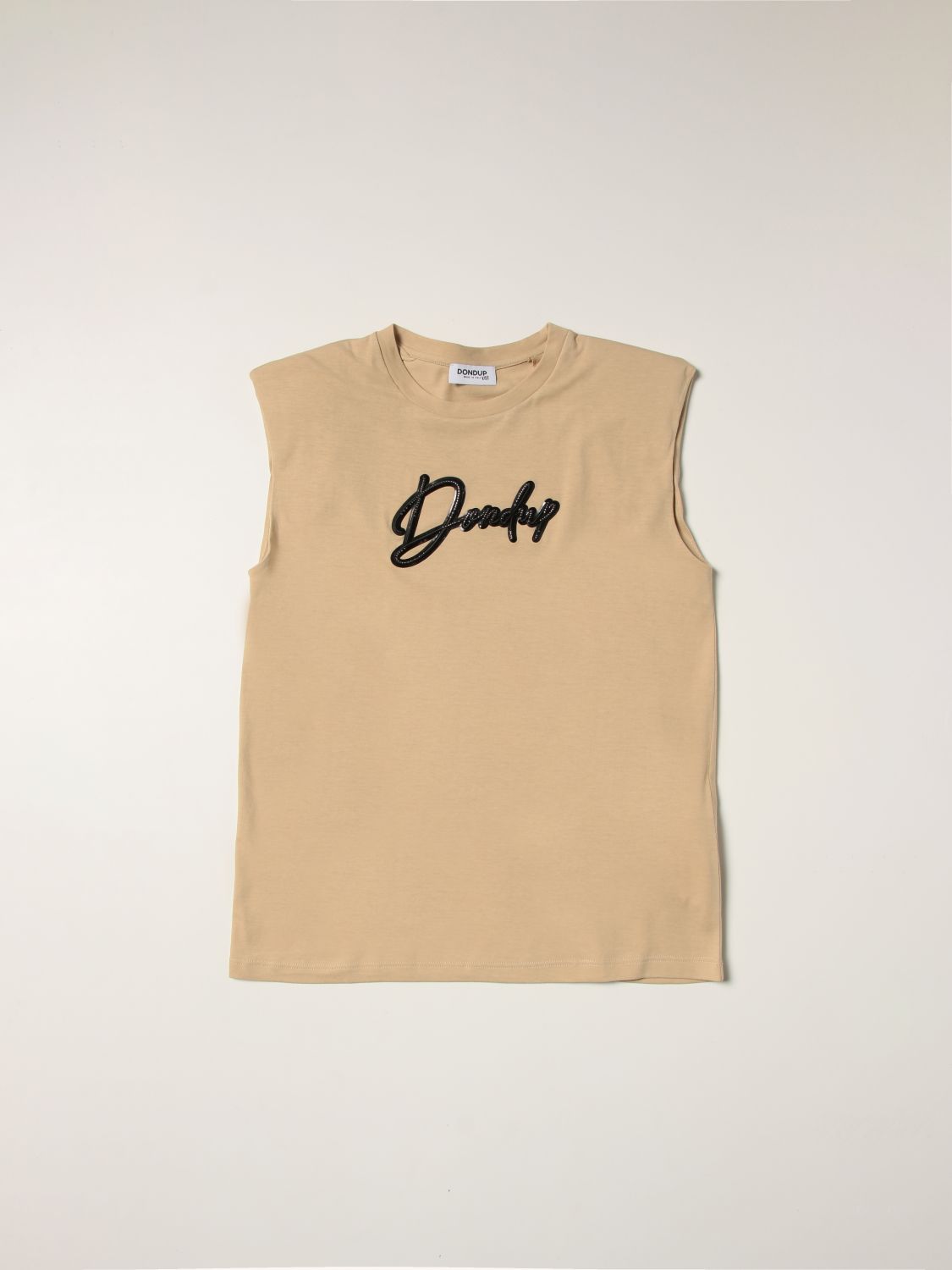 Camisetas Dondup: Camisetas Dondup para niña beige 1