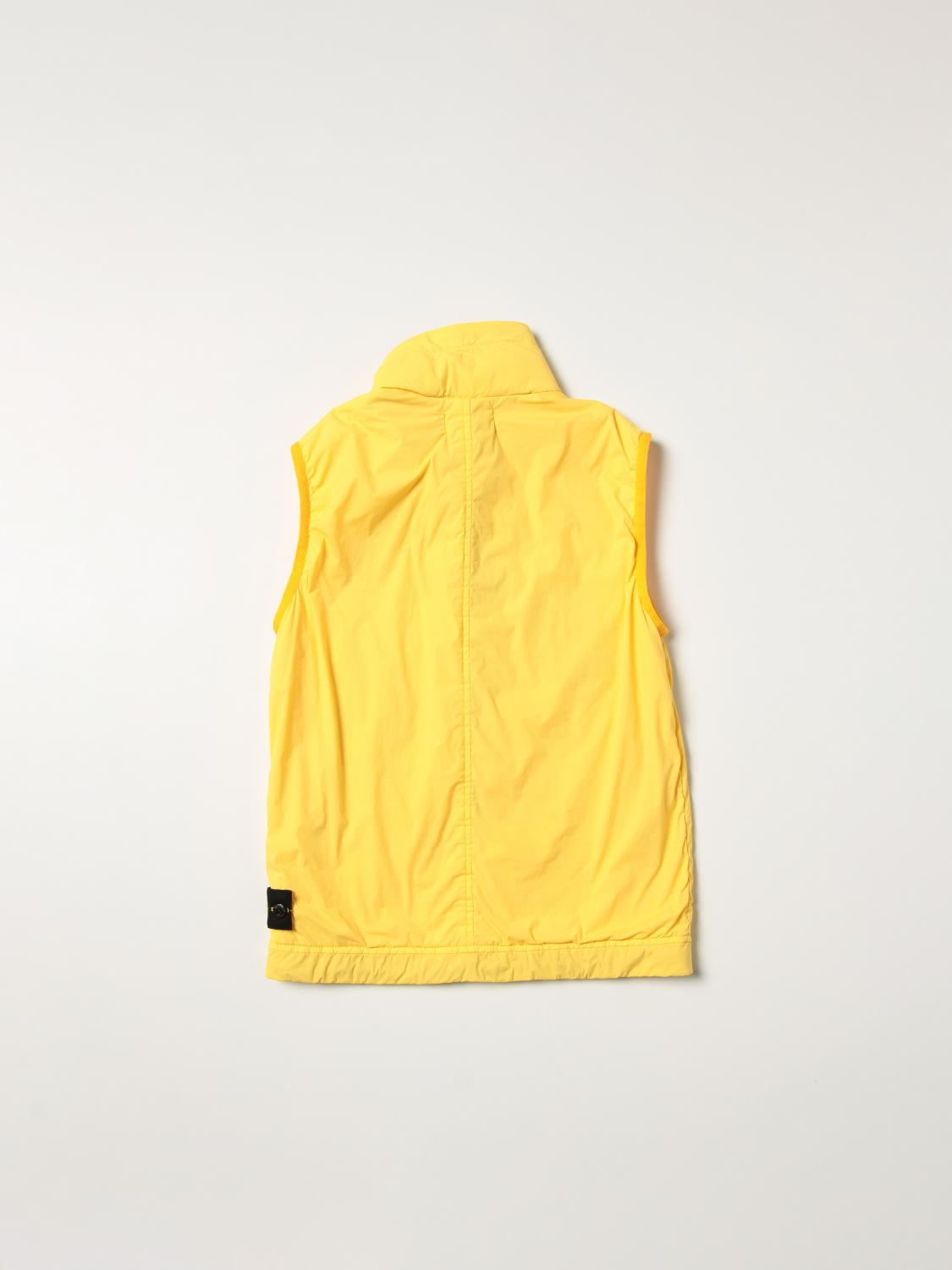 stone island junior yellow jacket