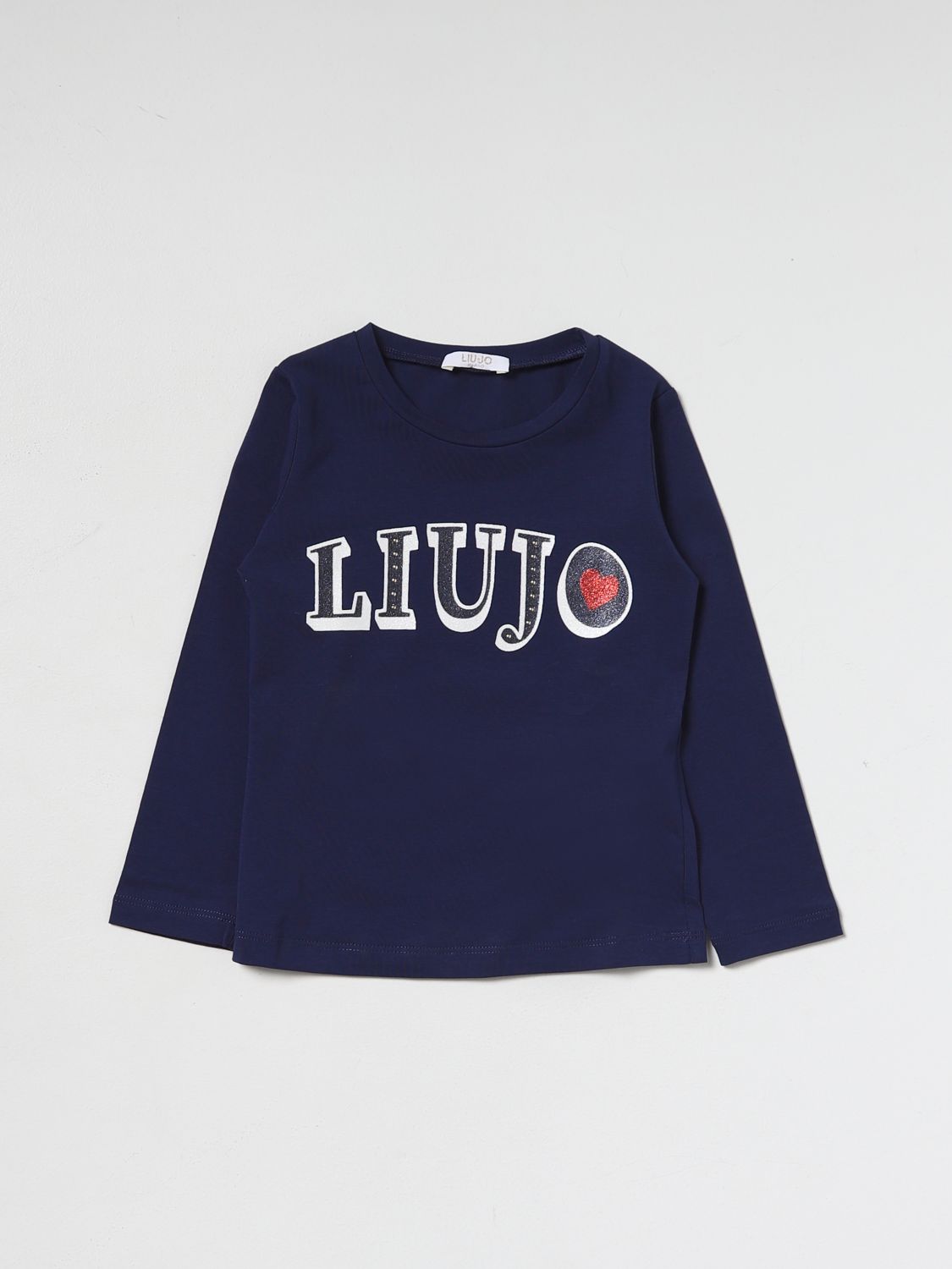 T-shirt Liu Jo: Liu Jo cotton t-shirt with logo blue 1