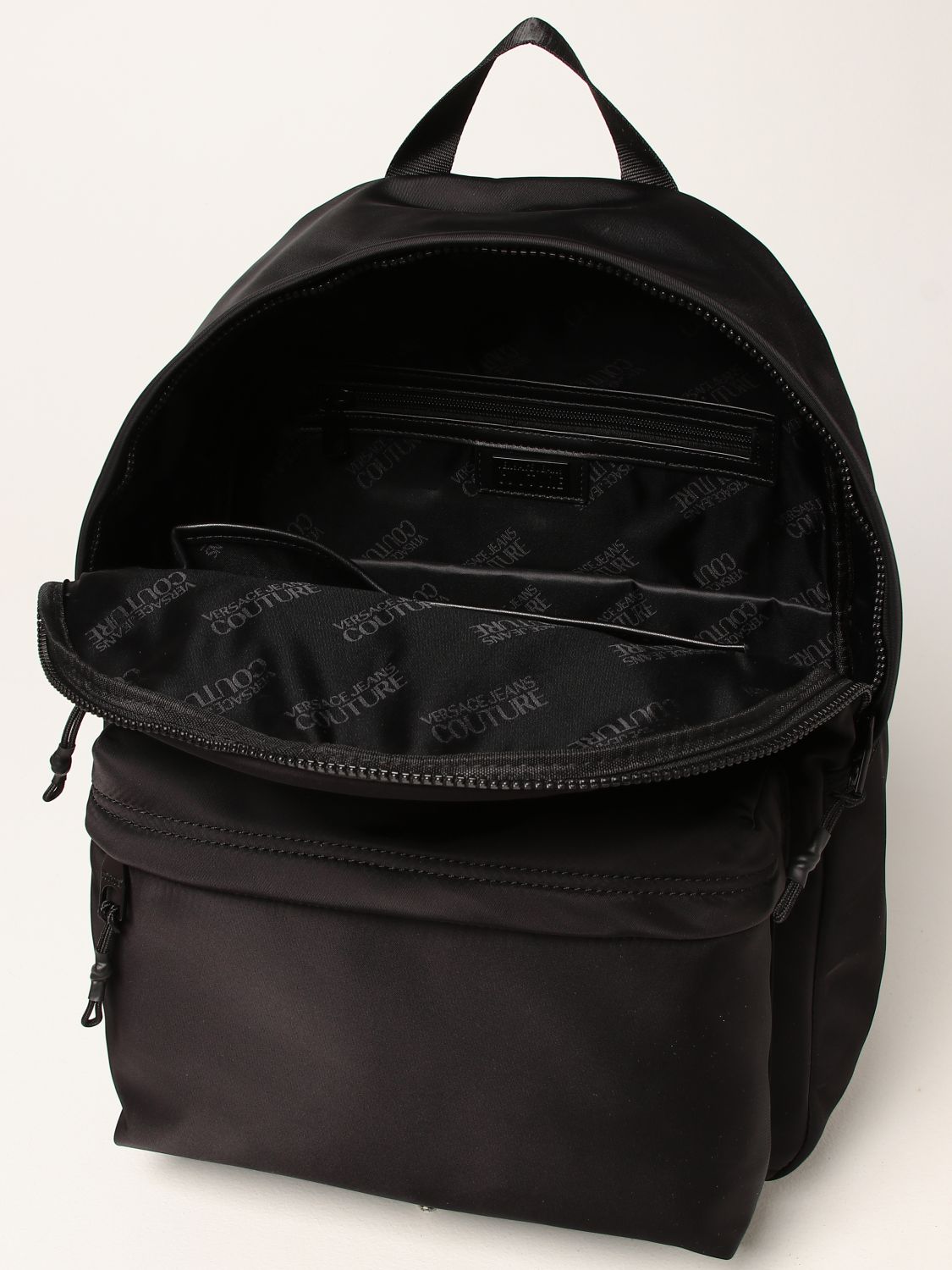 Backpack Versace Jeans Couture: Versace Jeans Couture nylon rucksack black 4