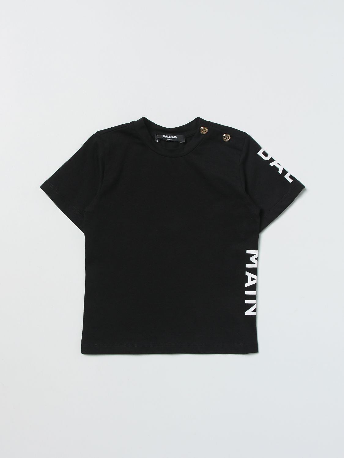 T-Shirt Balmain: Balmain Baby T-Shirt schwarz 1