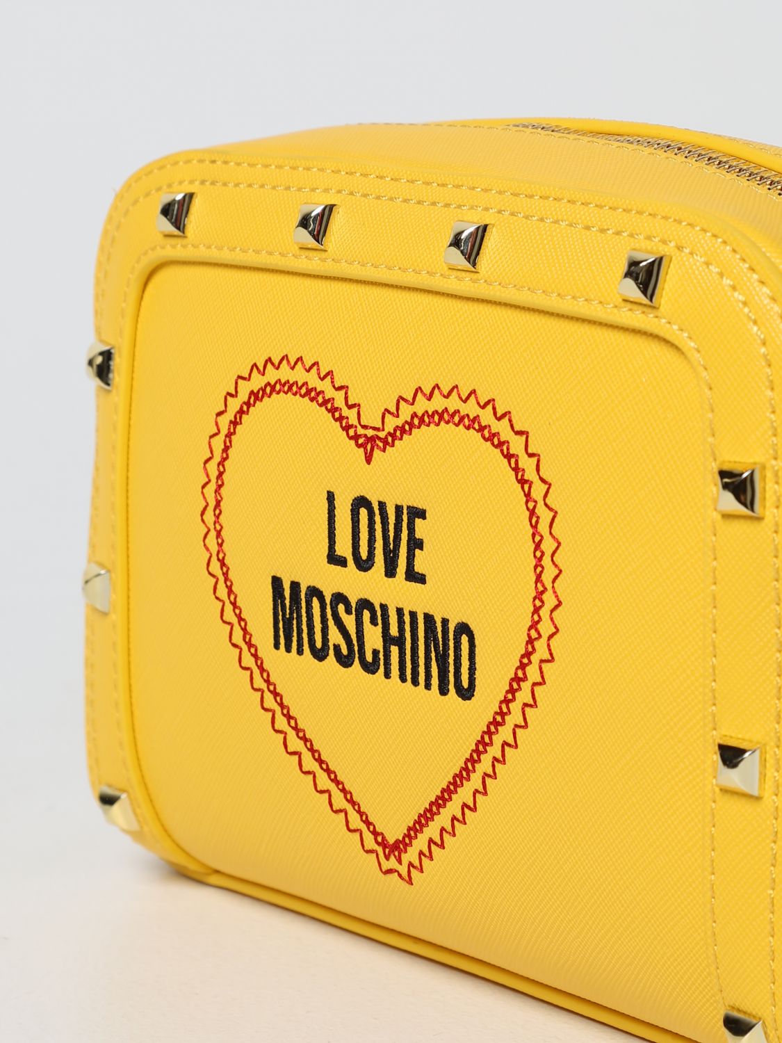 Mini- Tasche Love Moschino: Schultertasche damen Love Moschino gelb 3