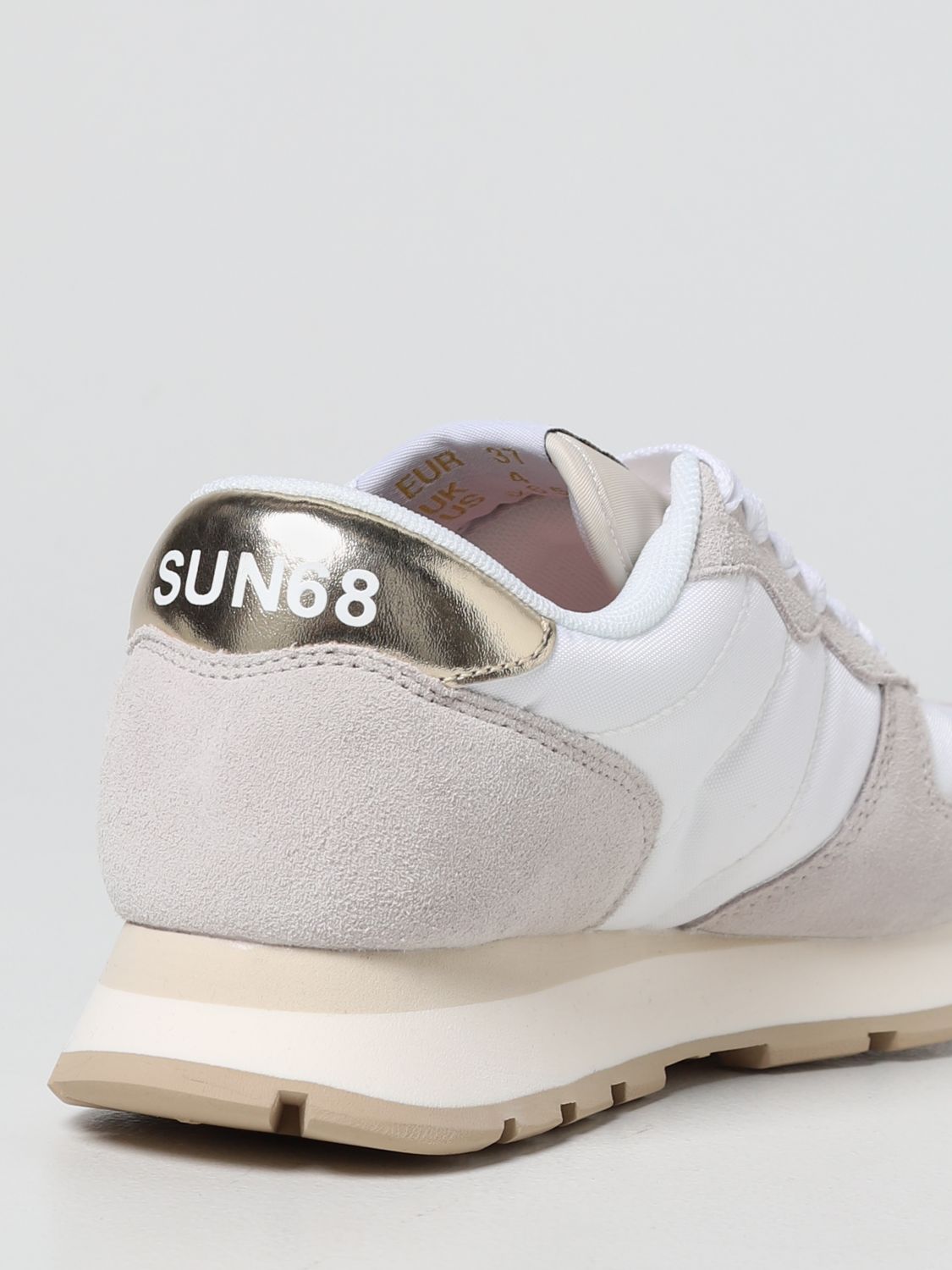 Sneakers Sun 68: Sun 68 sneakers in suede and nylon white 3