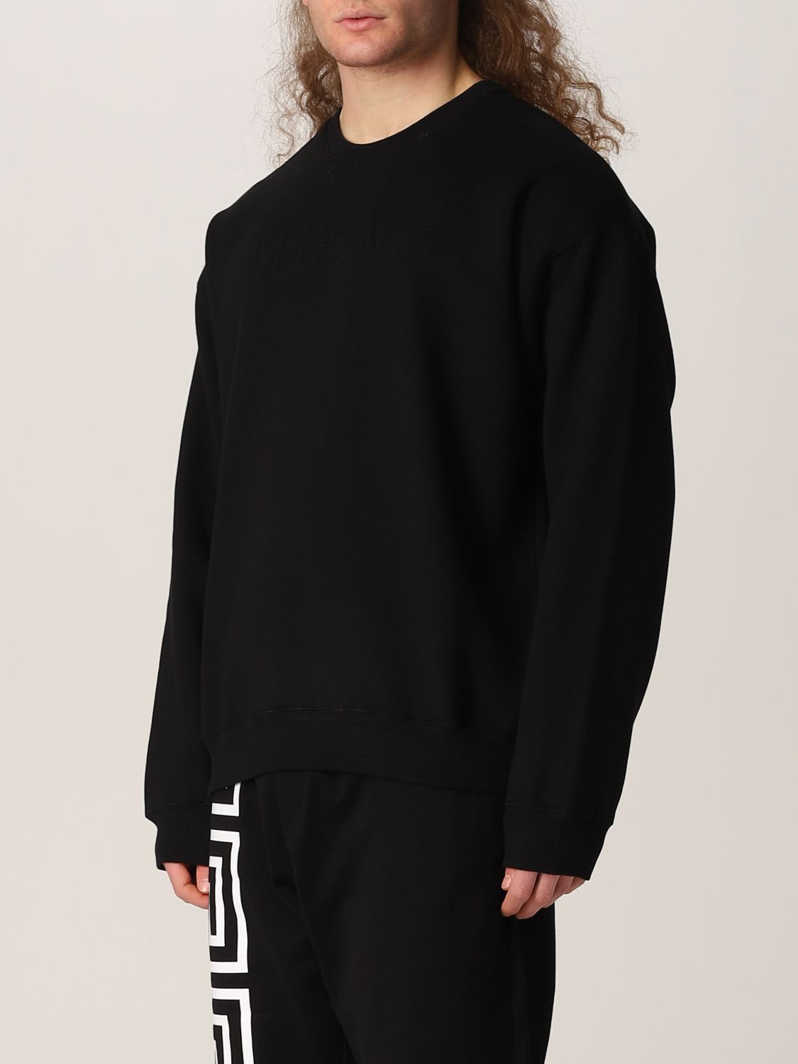 Sweatshirt Versace: Versace cotton sweatshirt black 4