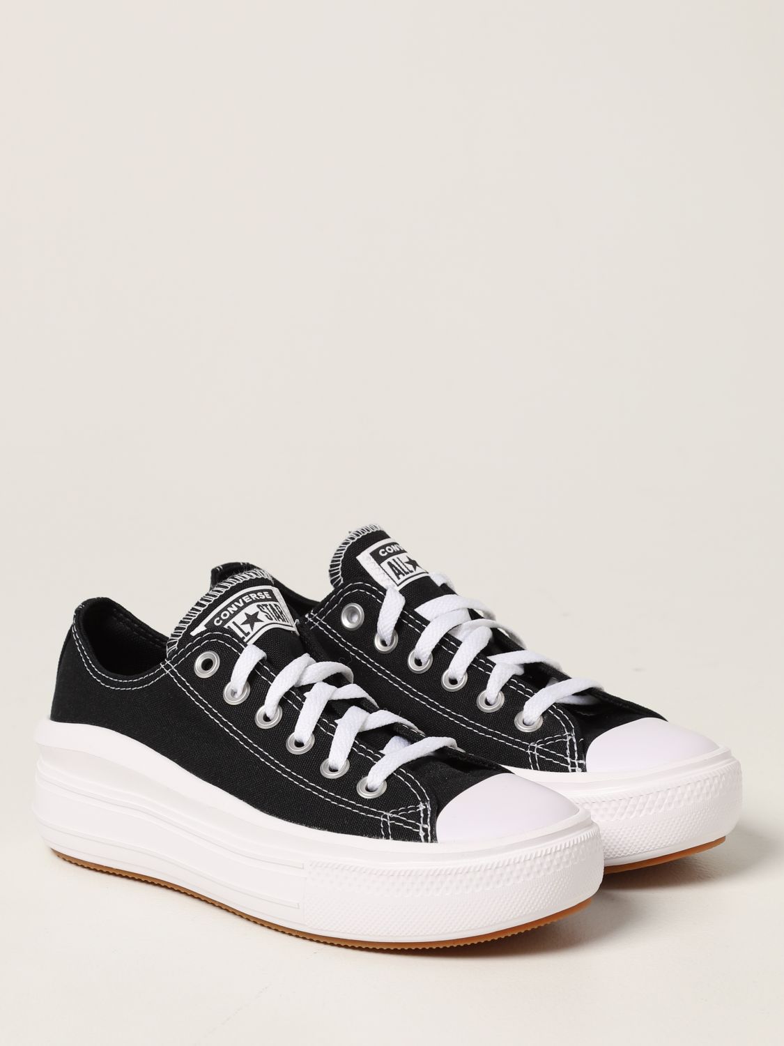 Sneakers Converse: Sneakers Chuck Taylor All Star Move Converse in tela nero 2