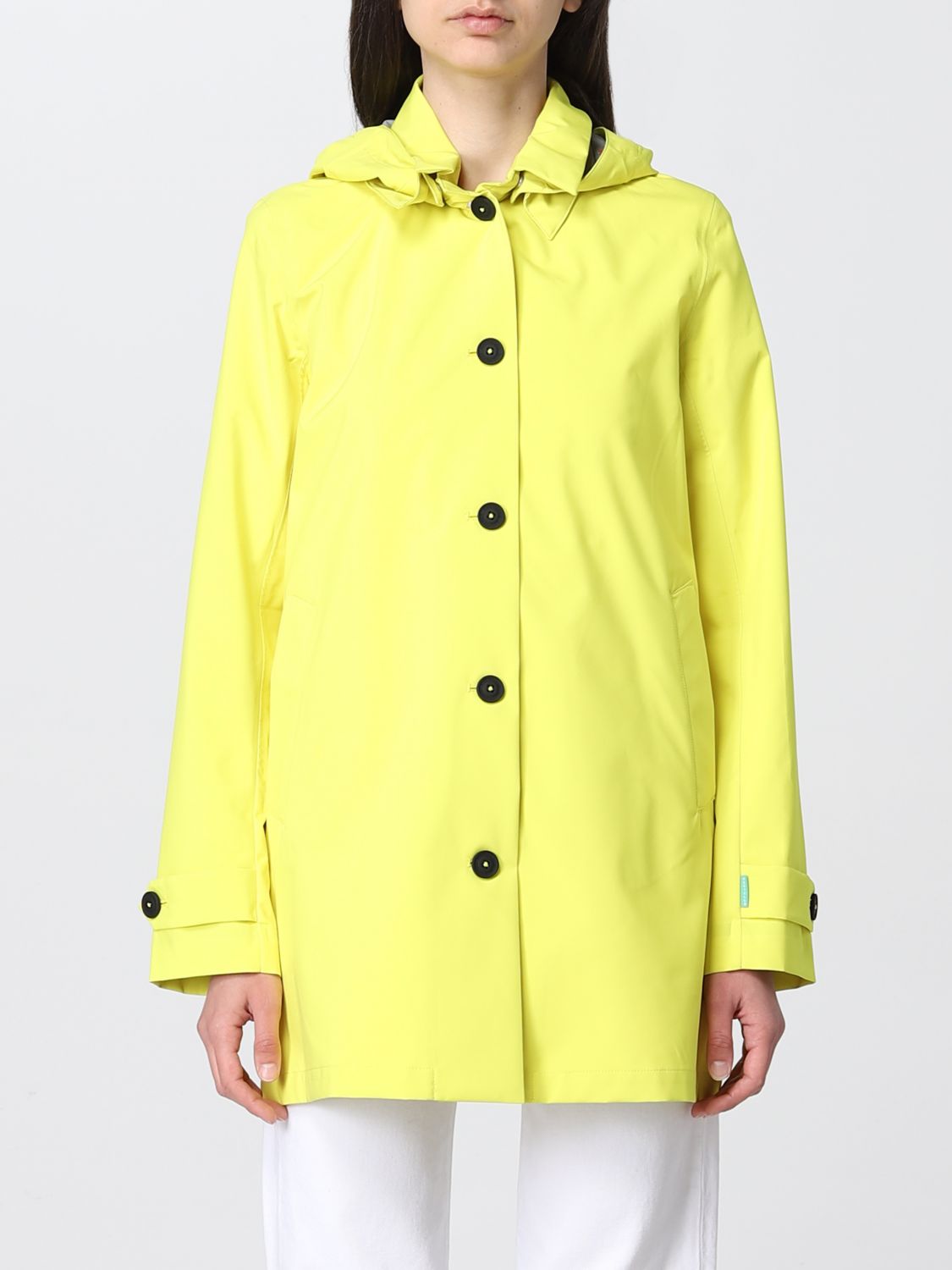 SAVE THE DUCK: jacket for woman - Yellow | Save The Duck jacket ...