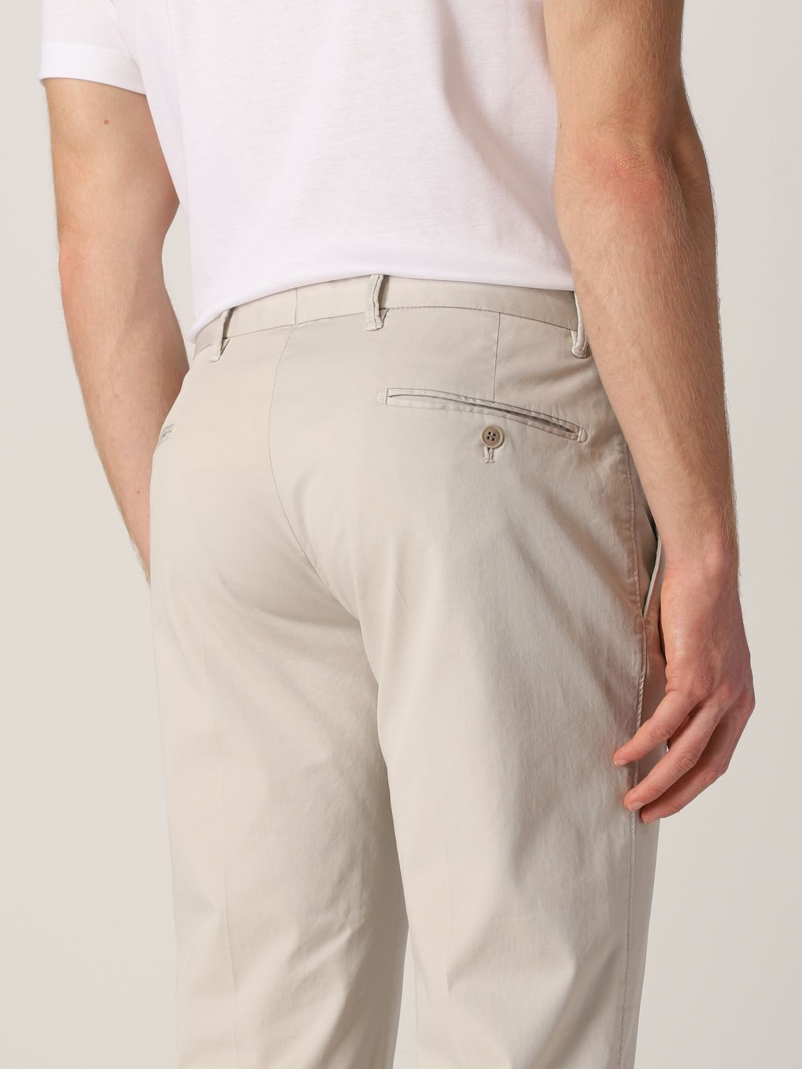 Pantalone Giorgio Armani: Pantalone Chino Giorgio Armani in cotone crema 4