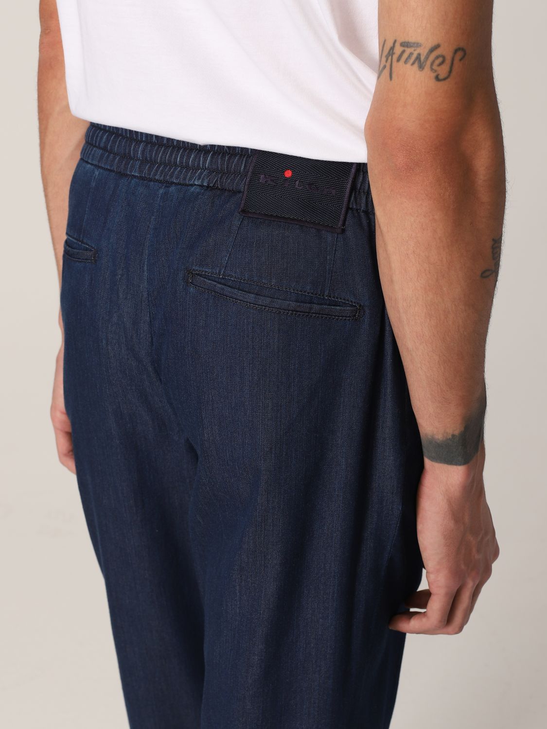 Jeans Kiton: Kiton jeans in cotton denim denim 4