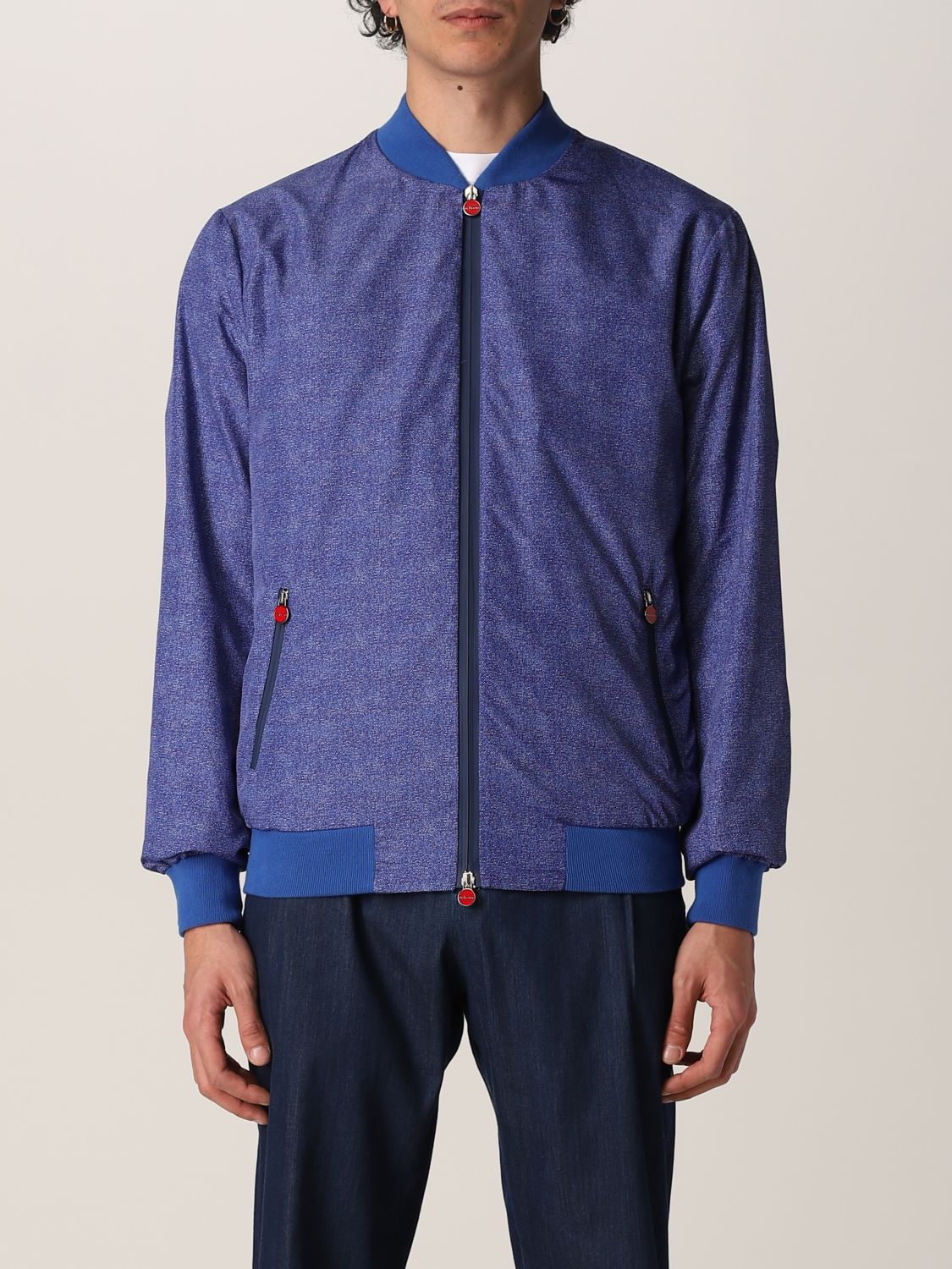 Куртка Kiton: Куртка Мужское Kiton синий 1