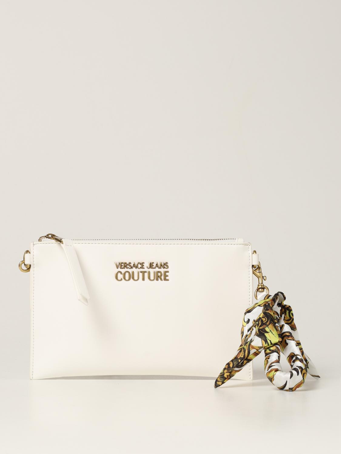 VERSACE JEANS COUTURE clutch bag in synthetic leather Crossbody Bags