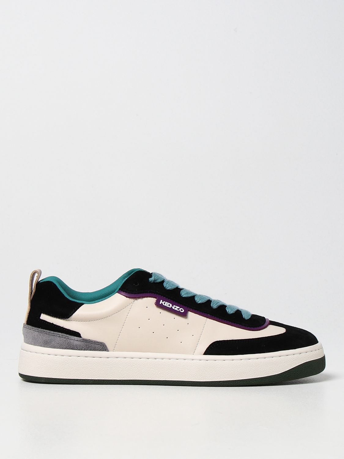 Trainers Kenzo: Kourt trainers in smooth leather green 1