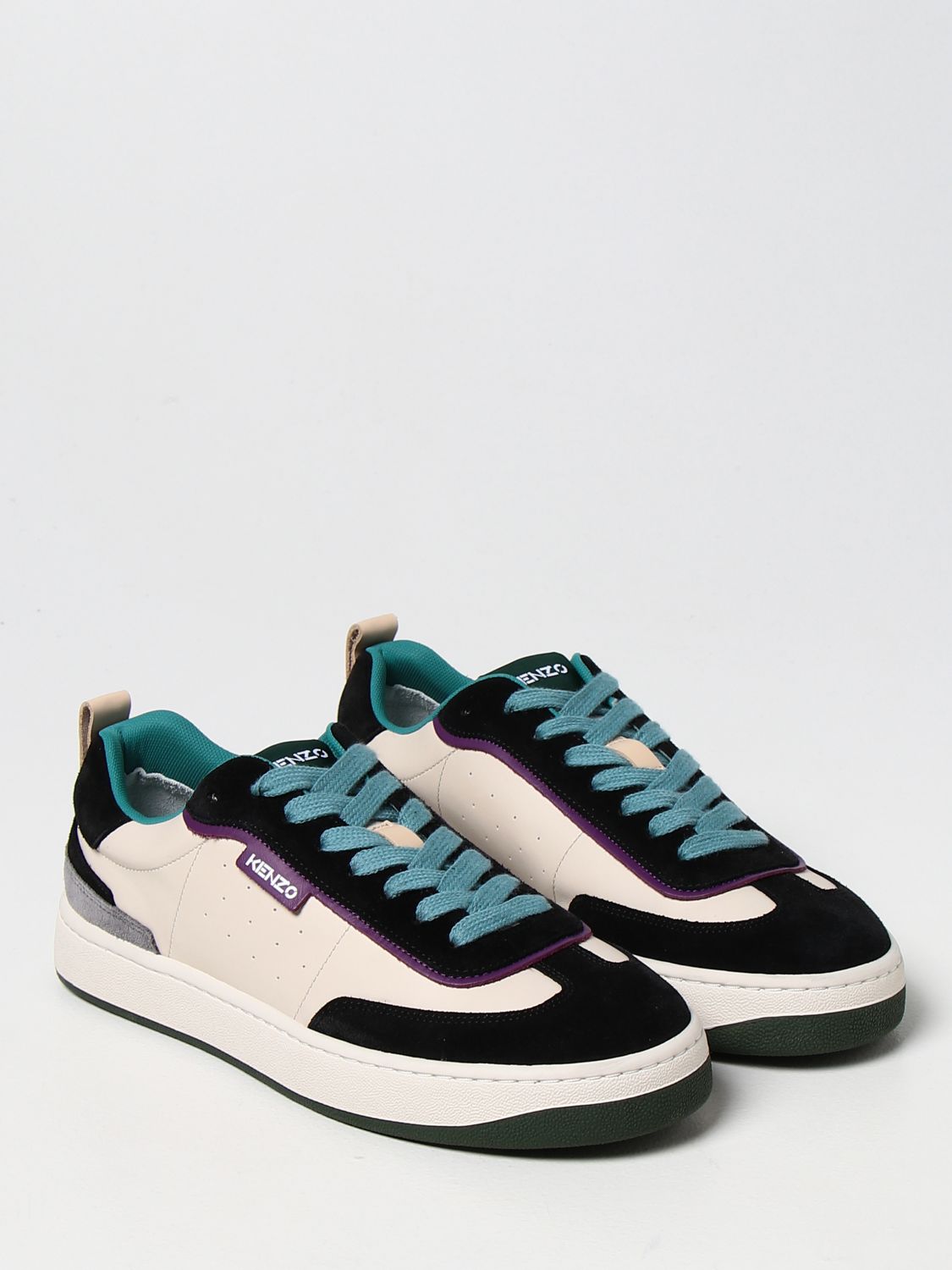 Sneakers Kenzo: Kourt sneakers in smooth leather green 2