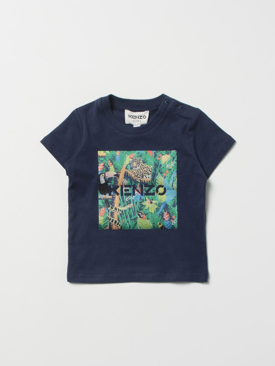 KENZO JUNIOR tshirt for baby Blue Kenzo Junior tshirt K05391 online on