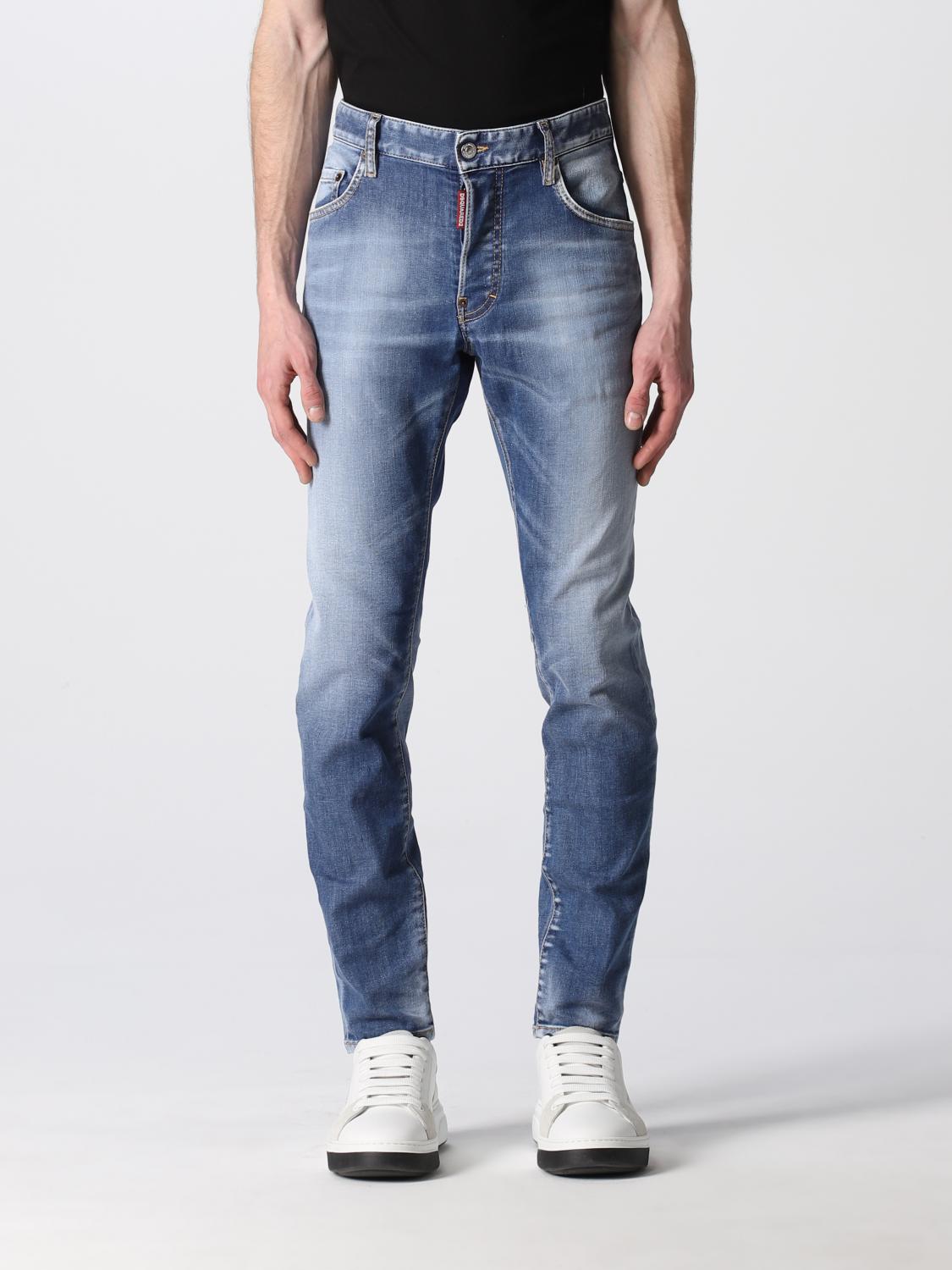 DSQUARED2: Pantalón hombre - Denim | Jeans Dsquared2 S71LB1019S30789  GIGLIO.COM
