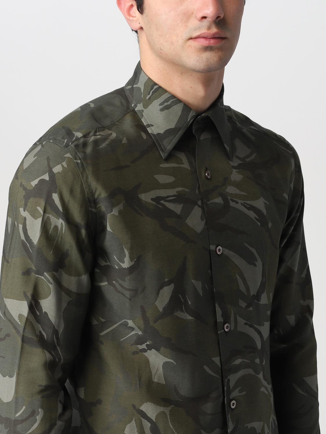 Tom Ford Men's camouflage-print Dress Shirt