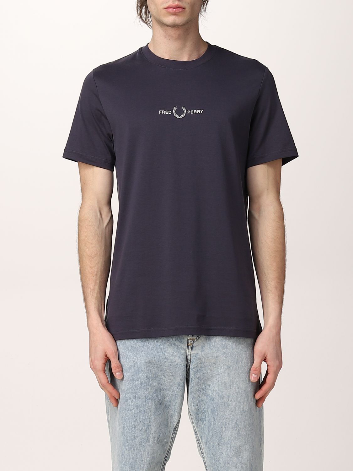 Tシャツ Fred Perry: Tシャツ メンズ Fred Perry グラファイト 1