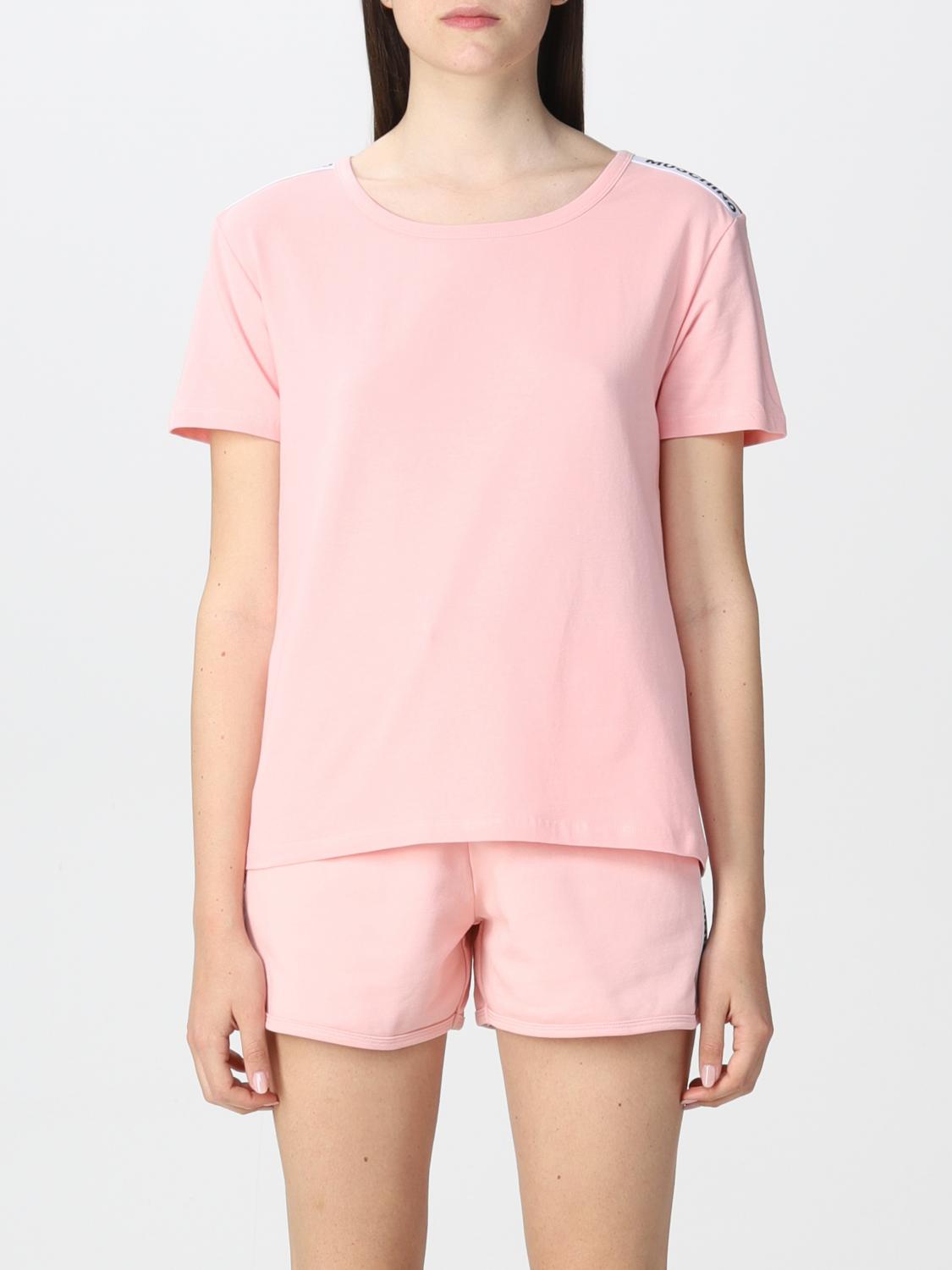 Moschino Underwear Outlet Tshirt women Pink Moschino Underwear tshirt A19309003 online on