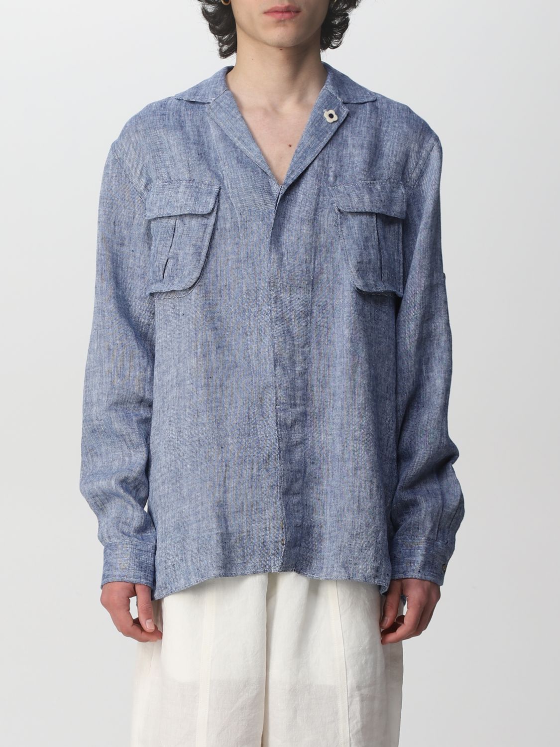 Shirt Lardini: Jacket men Lardini blue 1