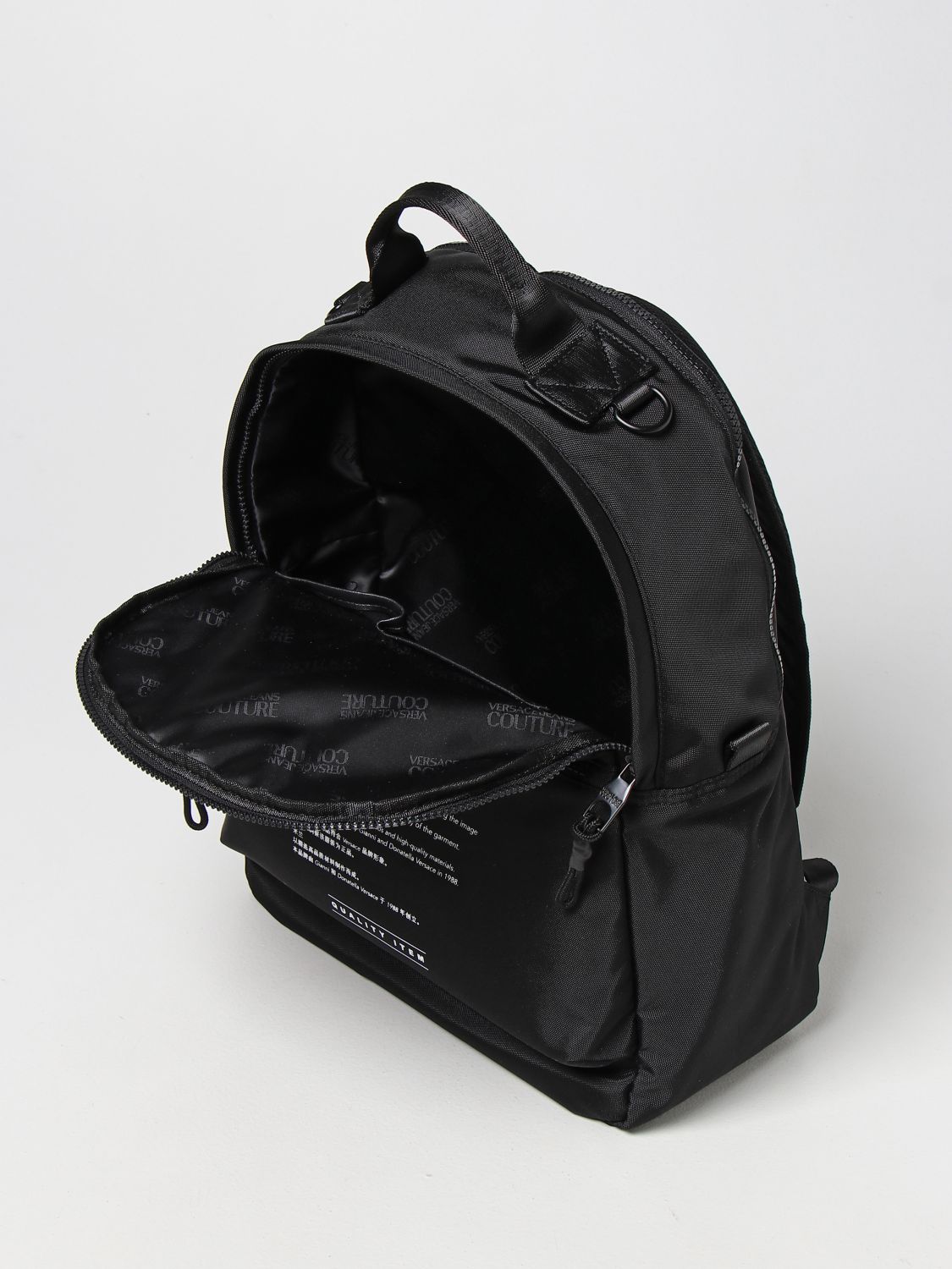 Backpack Versace Jeans Couture: Versace Jeans Couture backpack in cordura black 4