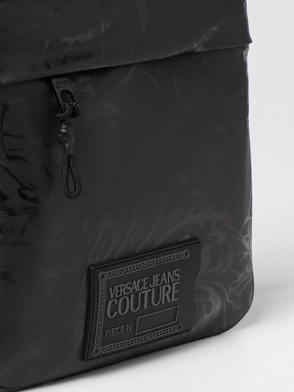 VERSACE JEANS COUTURE: Bandolera hombre - Negro | Bandolera Versace Jeans  Couture 72YA4B24ZS277 GIGLIO.COM