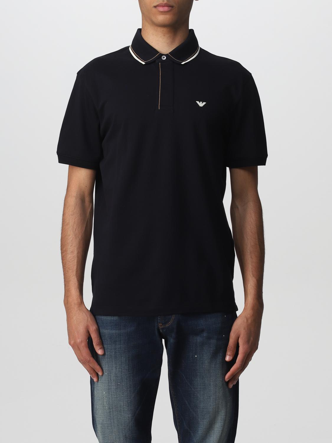 EMPORIO ARMANI: Polo uomo - Blue Navy | Polo Emporio Armani 3L1F901JTKZ  GIGLIO.COM