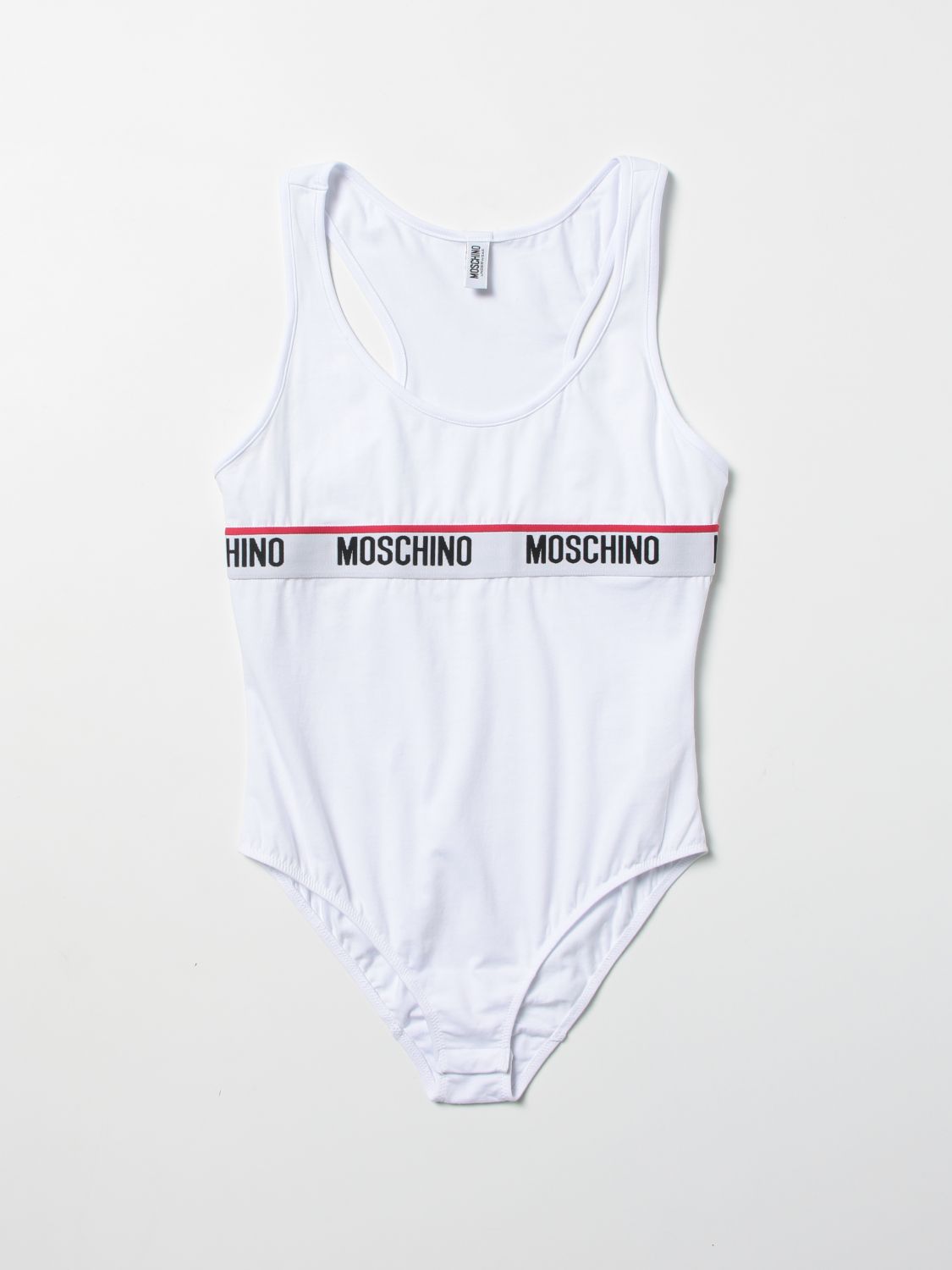 Body Moschino Underwear: Body donna Moschino Underwear bianco 2