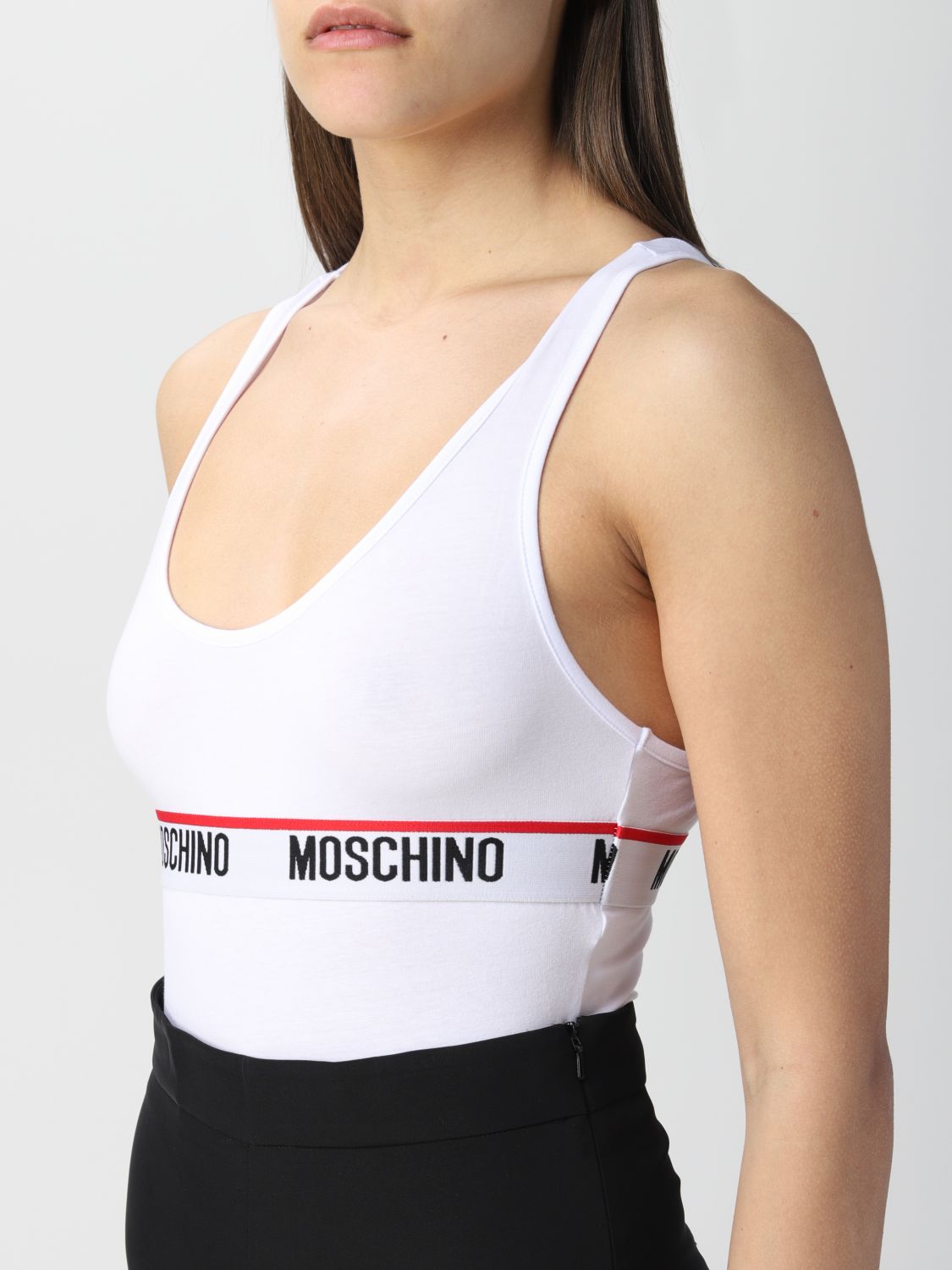 Body Moschino Underwear: Body donna Moschino Underwear bianco 4
