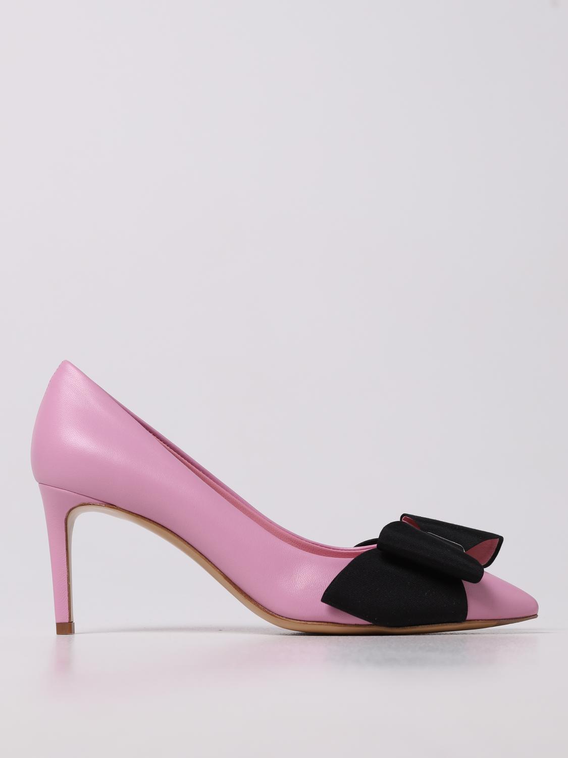 ferragamo pink shoes